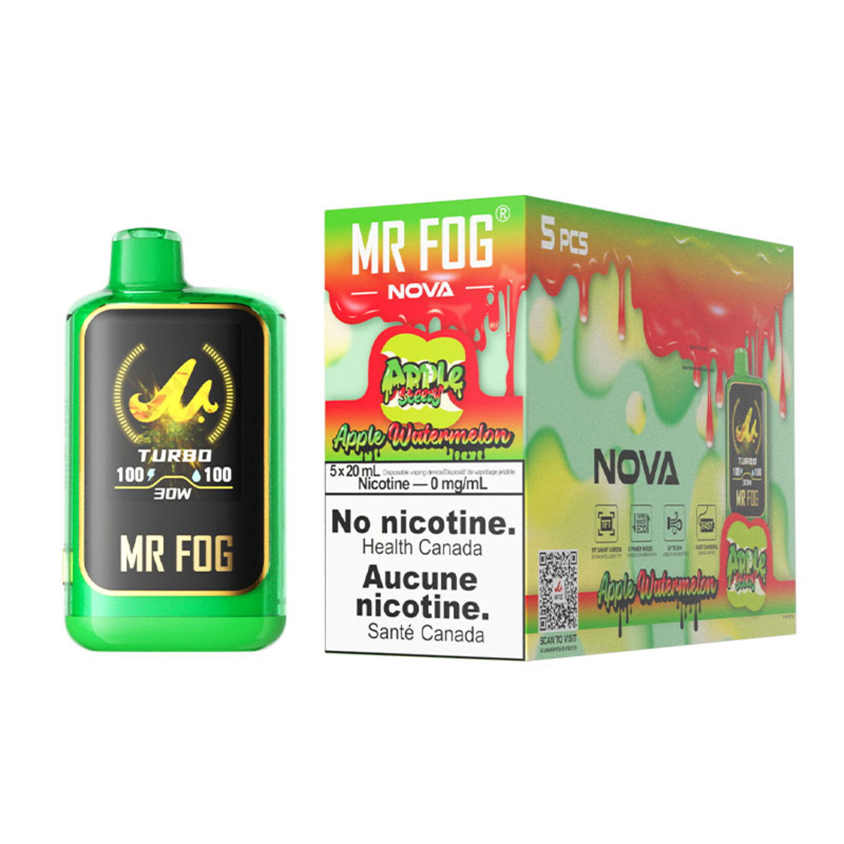 MR FOG NVAS02 - MR FOG NOVA Apple Steezy Watermelon