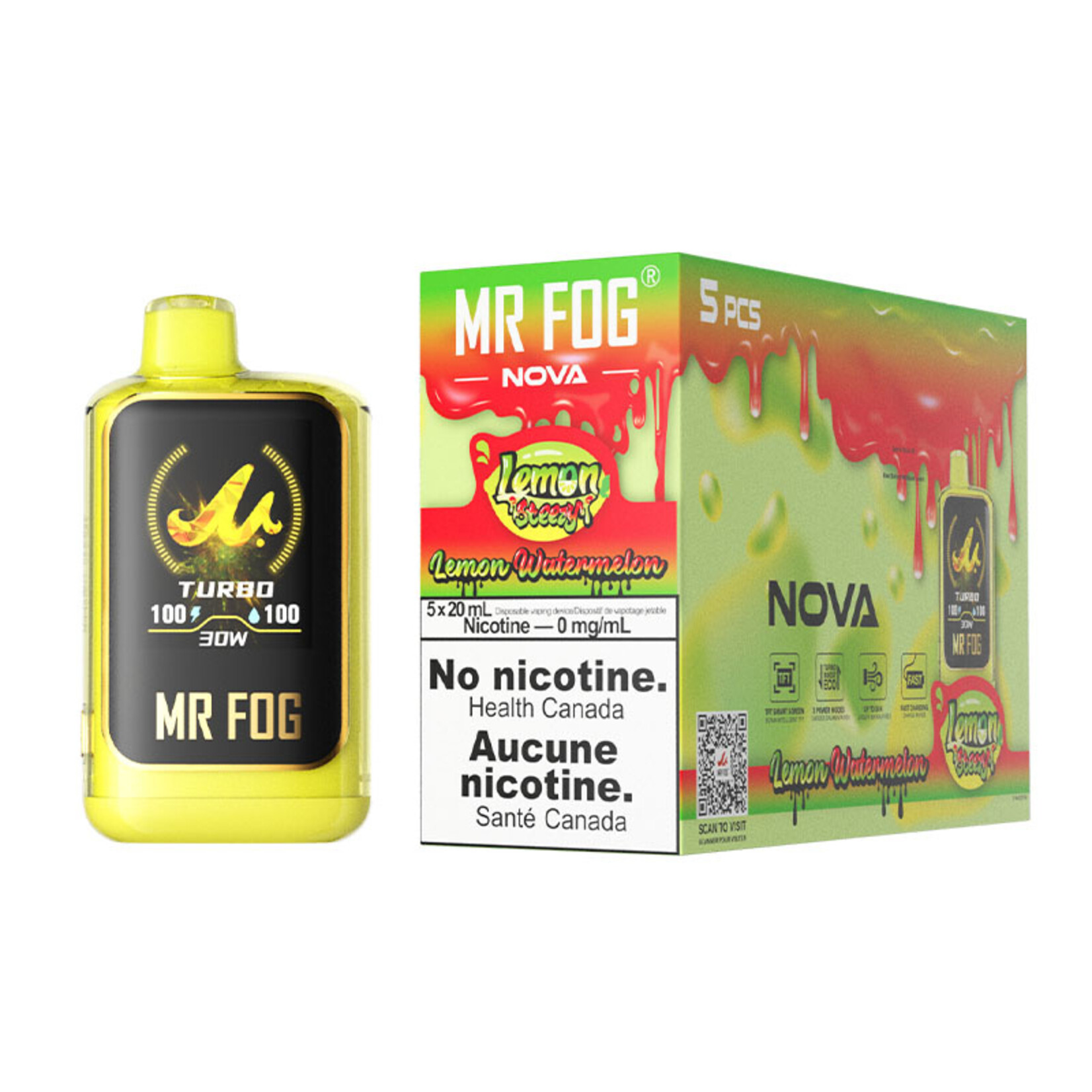 MR FOG NVLS03 - MR FOG NOVA Lemon Steezy Watermelon
