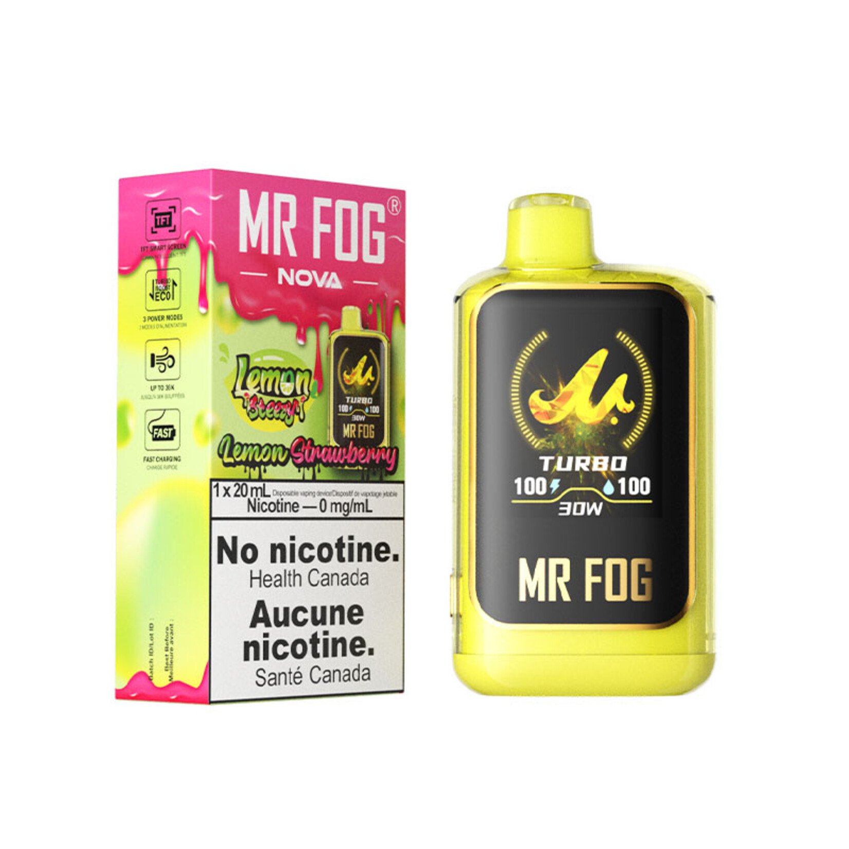 MR FOG NVLS02 - MR FOG NOVA Lemon Steezy Strawberry