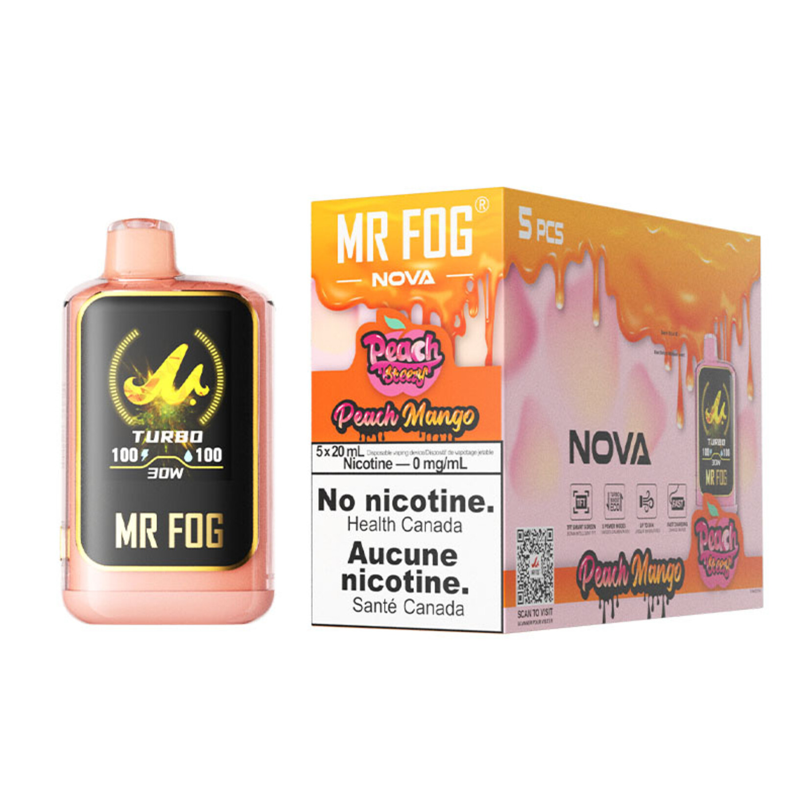 MR FOG NVPS03 - MR FOG NOVA Peach Steezy Mango
