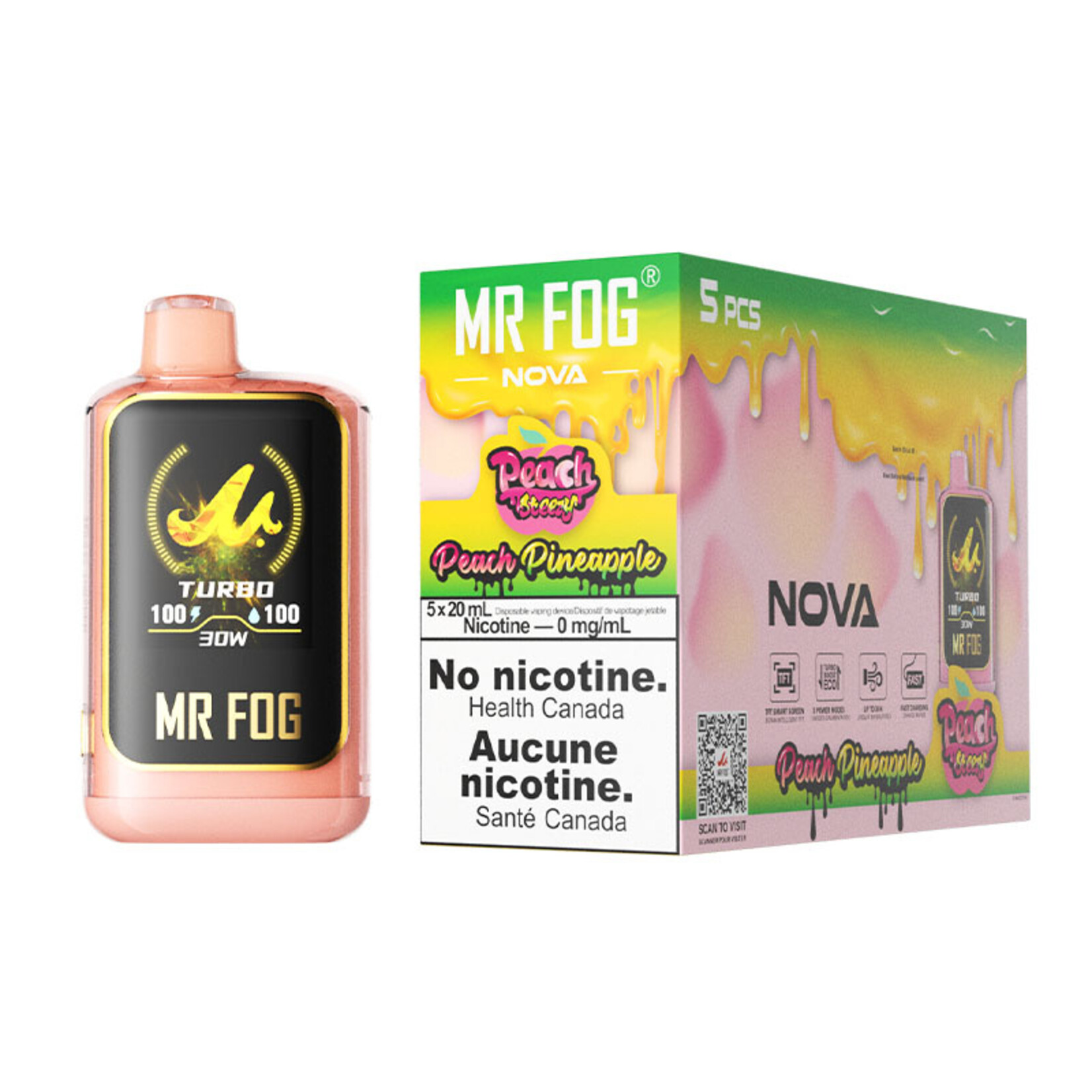 MR FOG NVPS01 - MR FOG NOVA Peach Steezy Pineapple