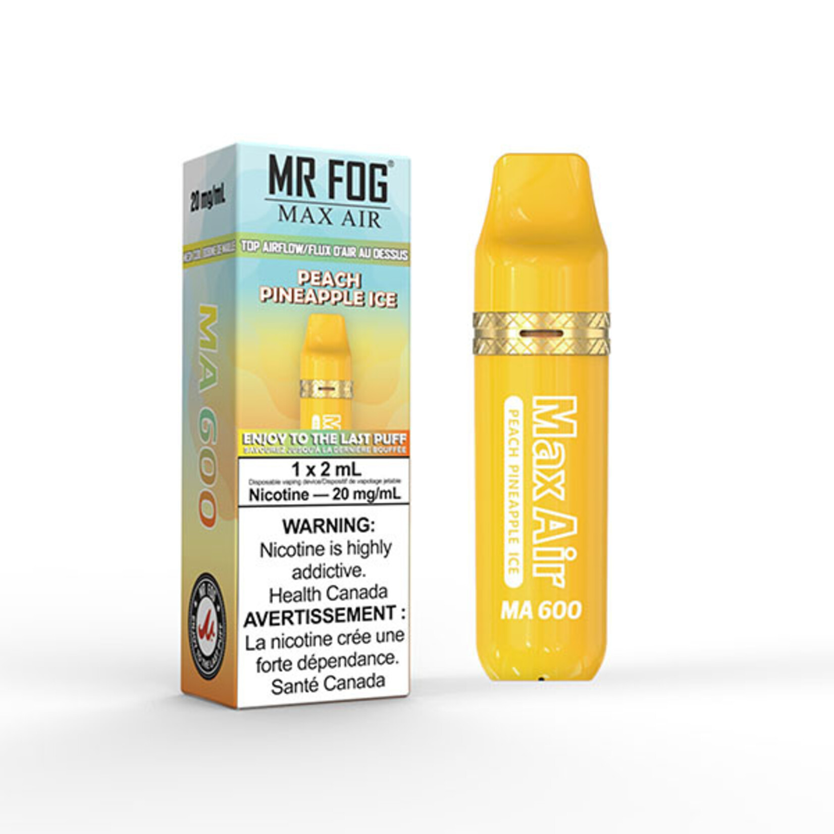 MR FOG MAM02 - MR FOG MA600 Peach Pineapple Ice (Federal Stamp Only)