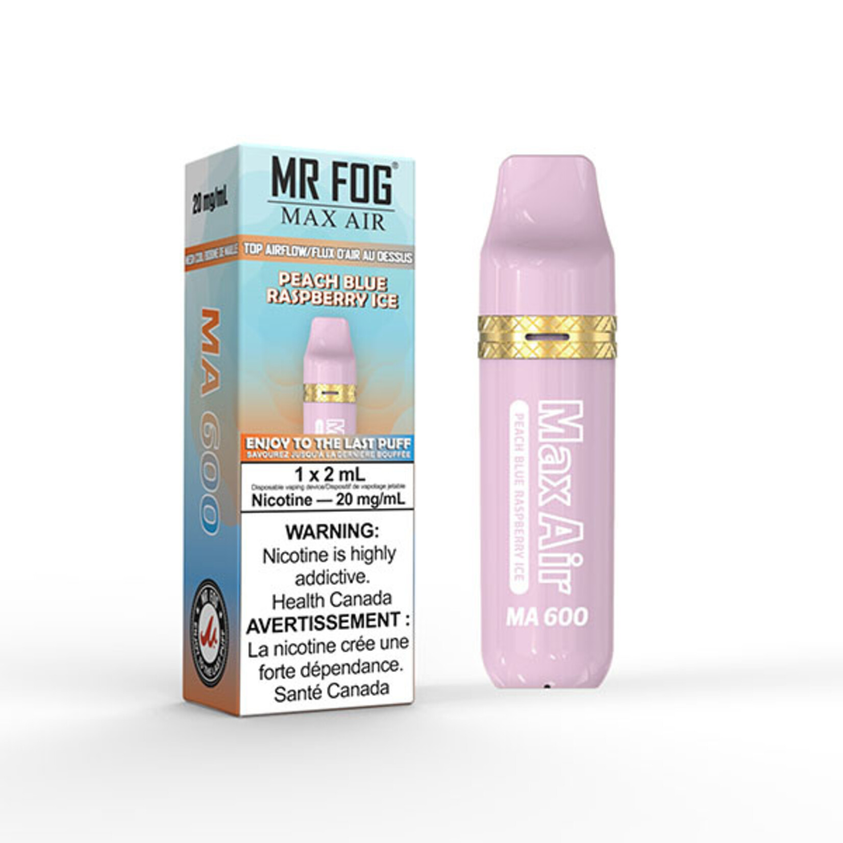MR FOG MAM03 - MR FOG MA600 Peach Blue Raspberry Ice (Federal Stamp Only)