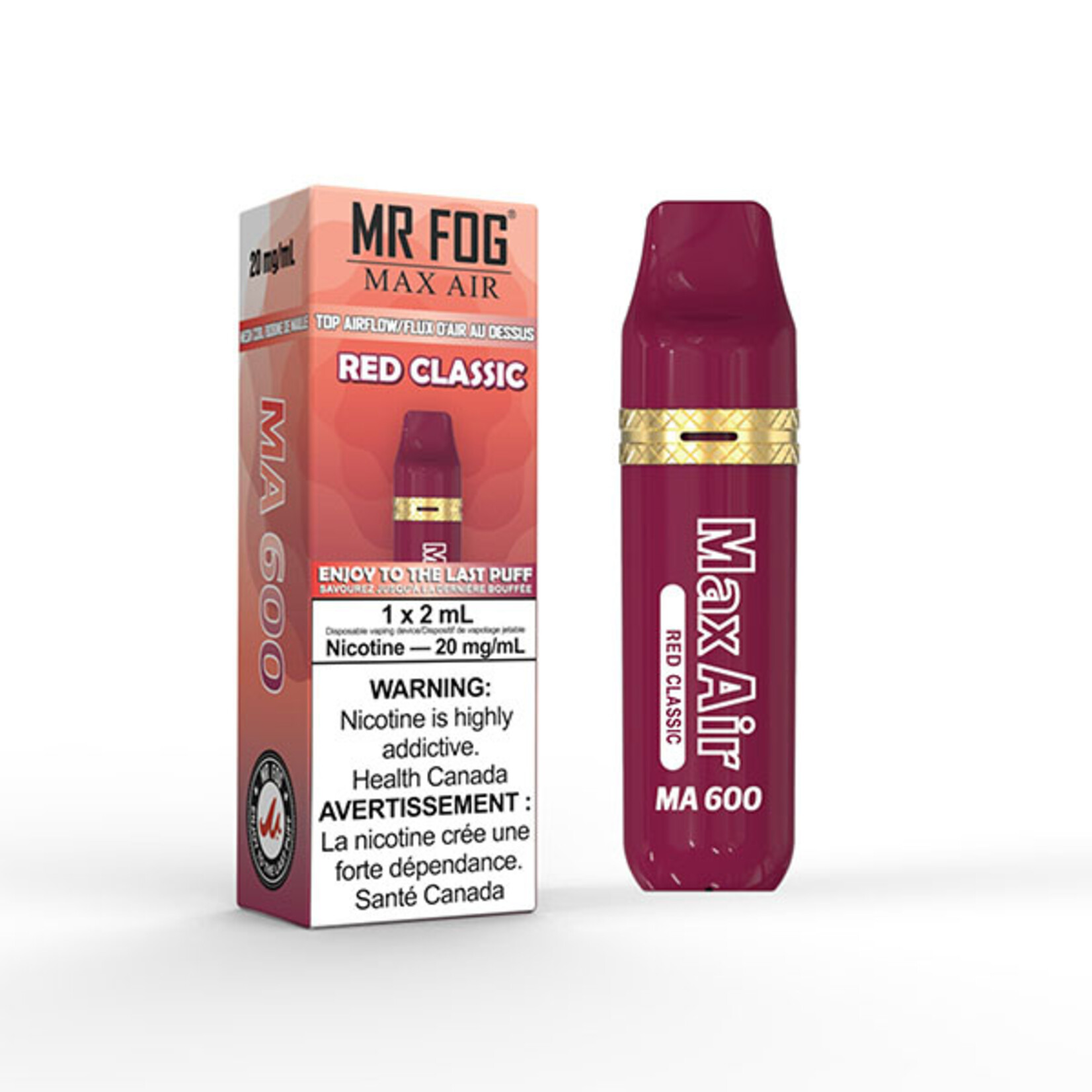 MR FOG MAM12 - MR FOG MA600 Red Classic (Federal Stamp Only)