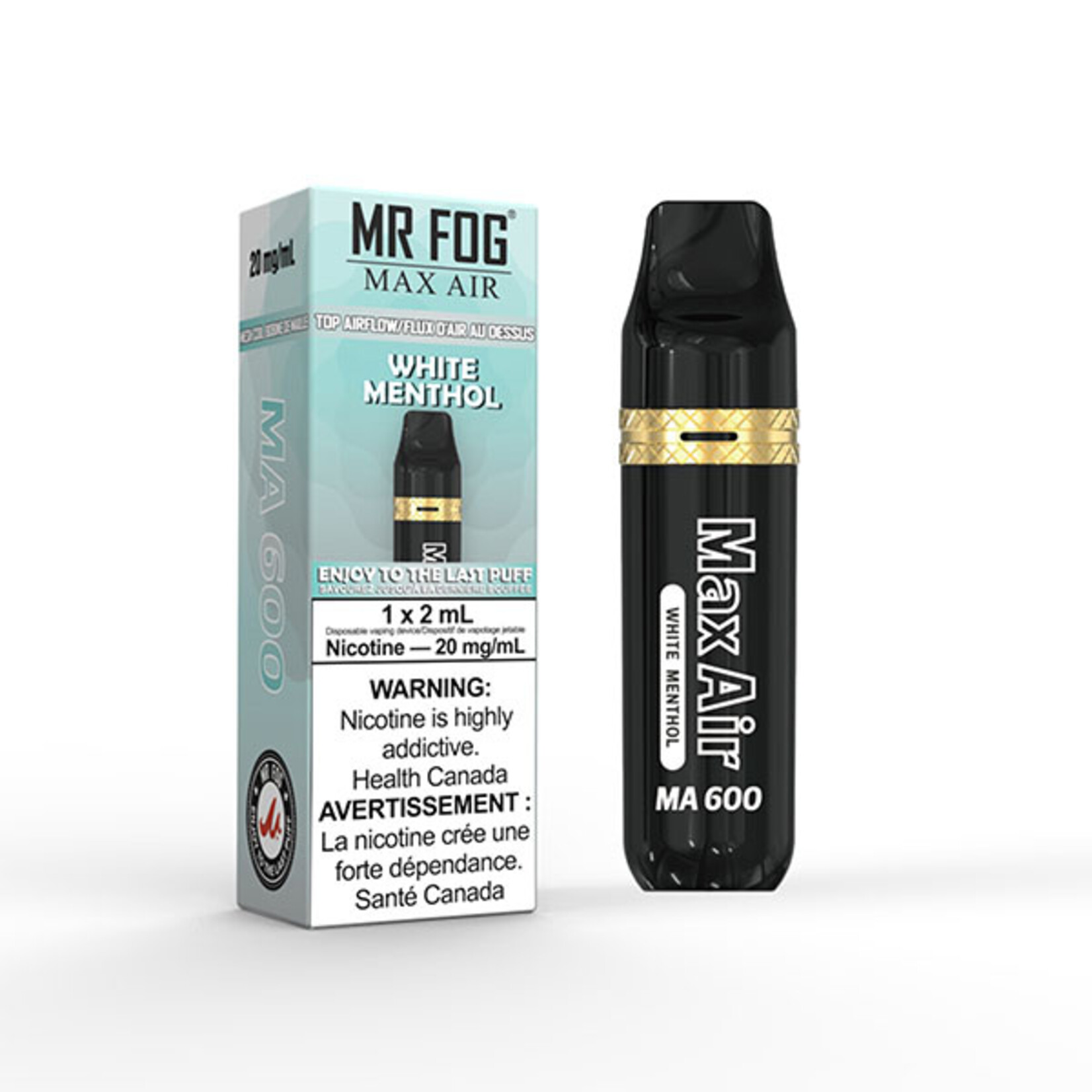 MR FOG MAM15 - MR FOG MA600 White Menthol (Federal Stamp Only)