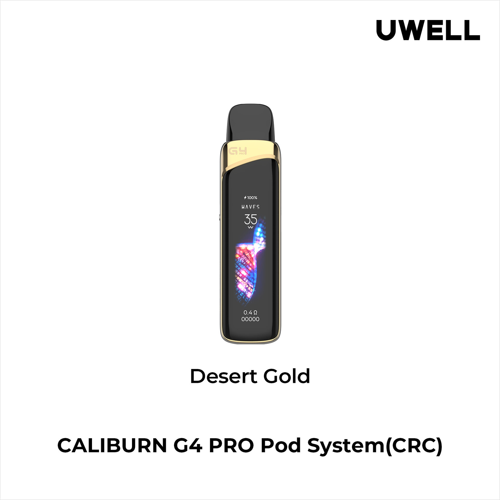 UWELL UWELL CALIBURN G4 PRO POD KIT (CRC) DESERT GOLD