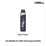 UWELL UWELL CALIBURN G4 PRO POD KIT (CRC) PEARL SILVER