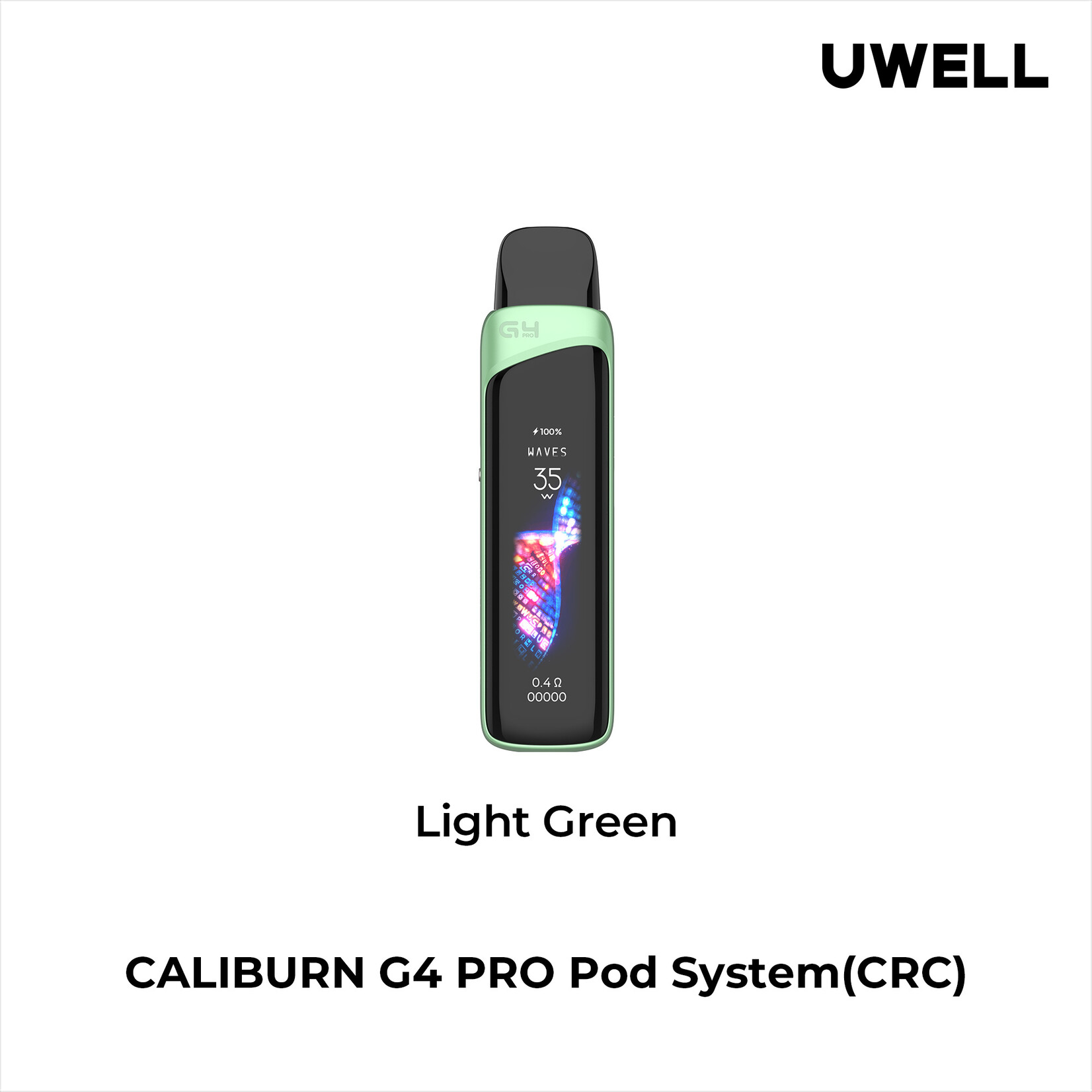 UWELL UWELL CALIBURN G4 PRO POD KIT (CRC) LIGHT GREEN