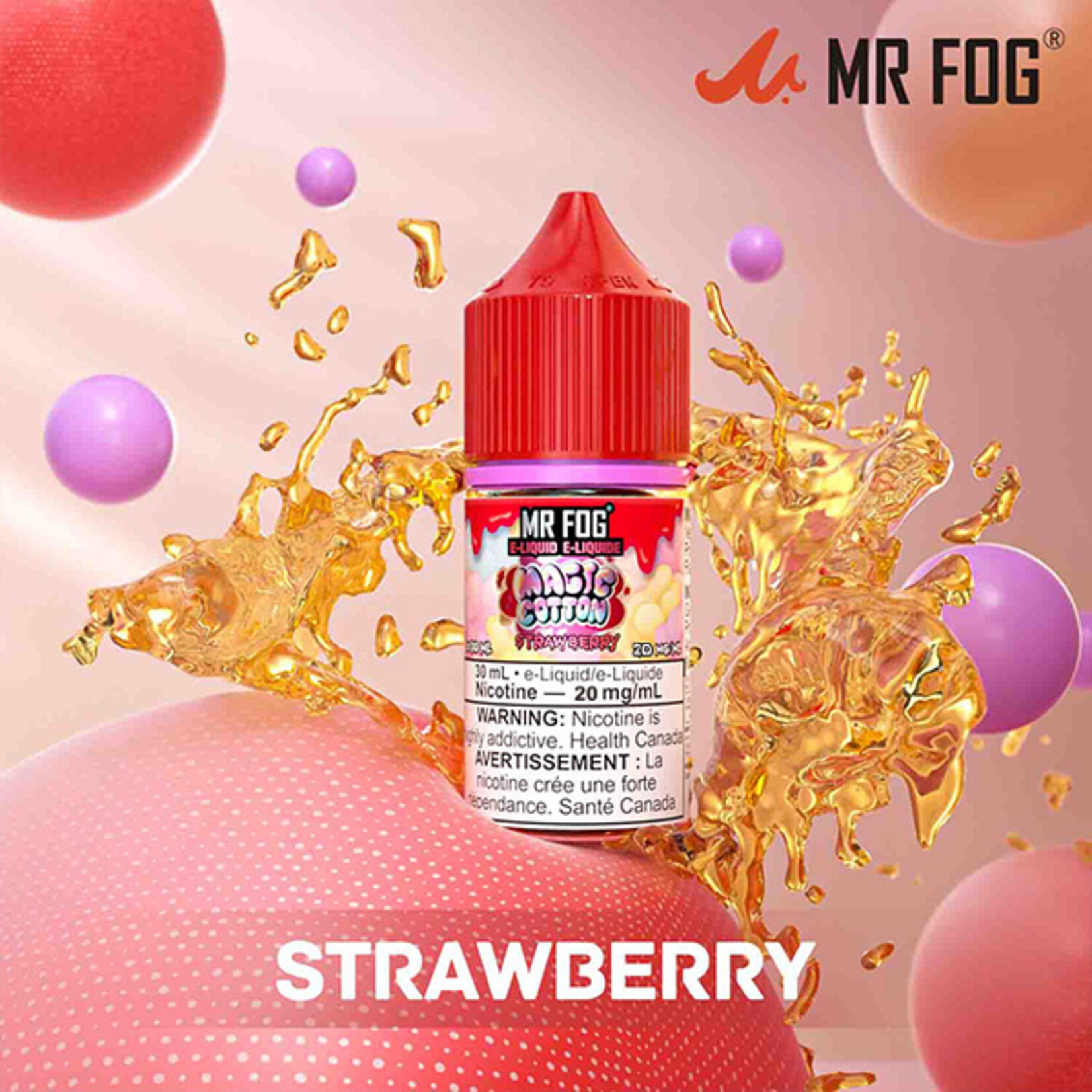 MR FOG MFEMC03 - MR FOG Magic Cotton E-Liquid Strawberry 30ML Salt