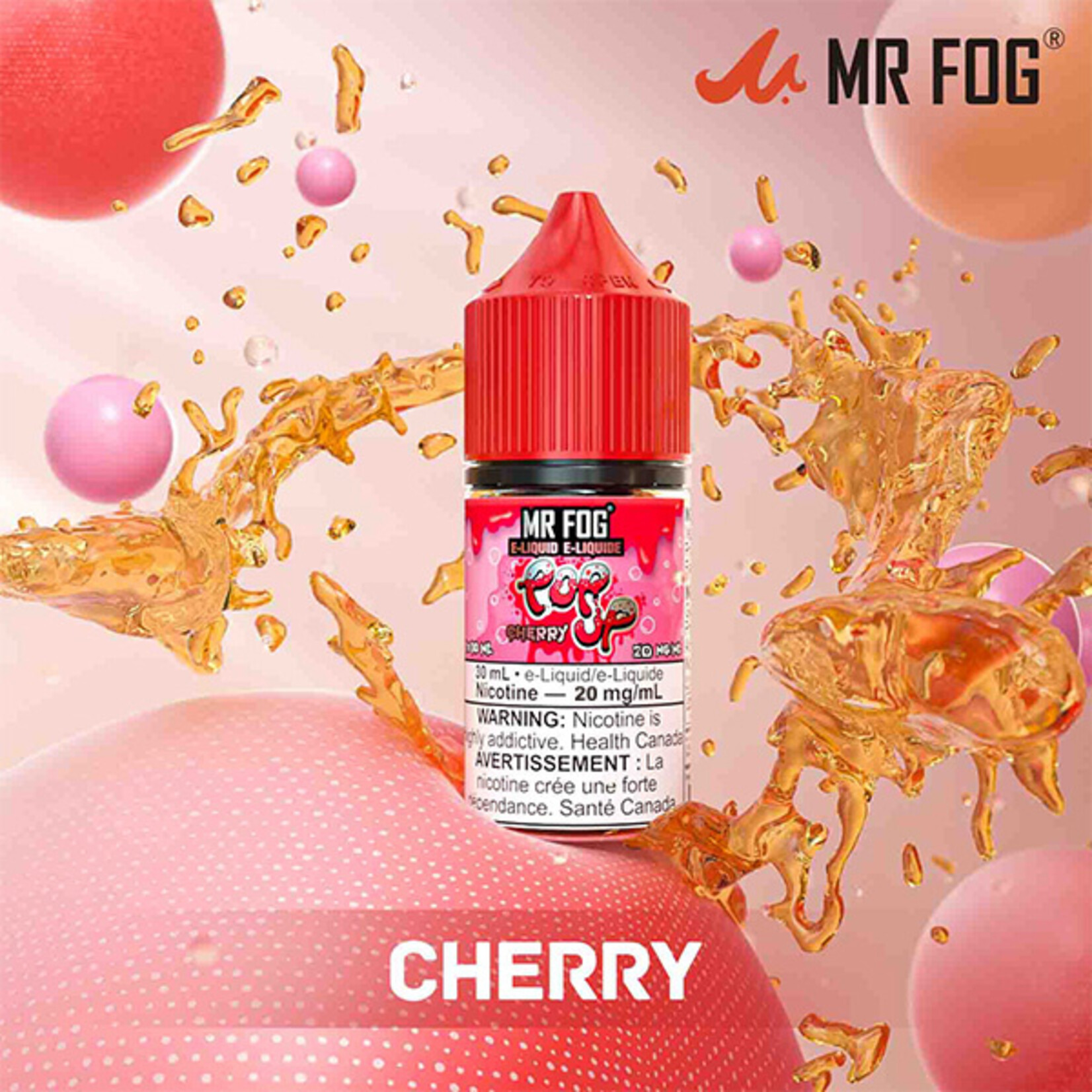 MR FOG MFEPU01 - MR FOG Popup E-Liquid Cherry 30ML Salt