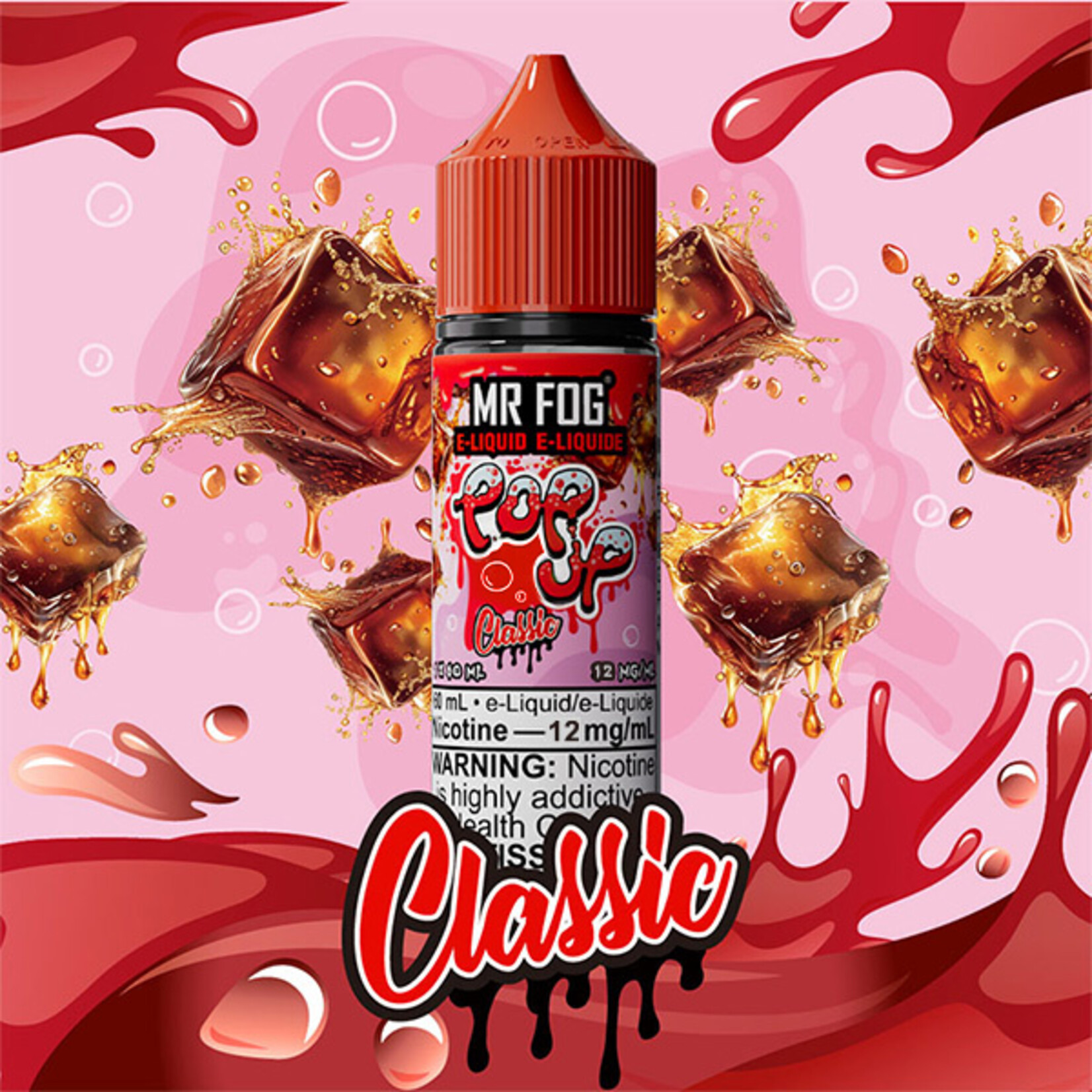 MR FOG MFEPU06 - MR FOG Popup E-Liquid Classic 60ML Freebase