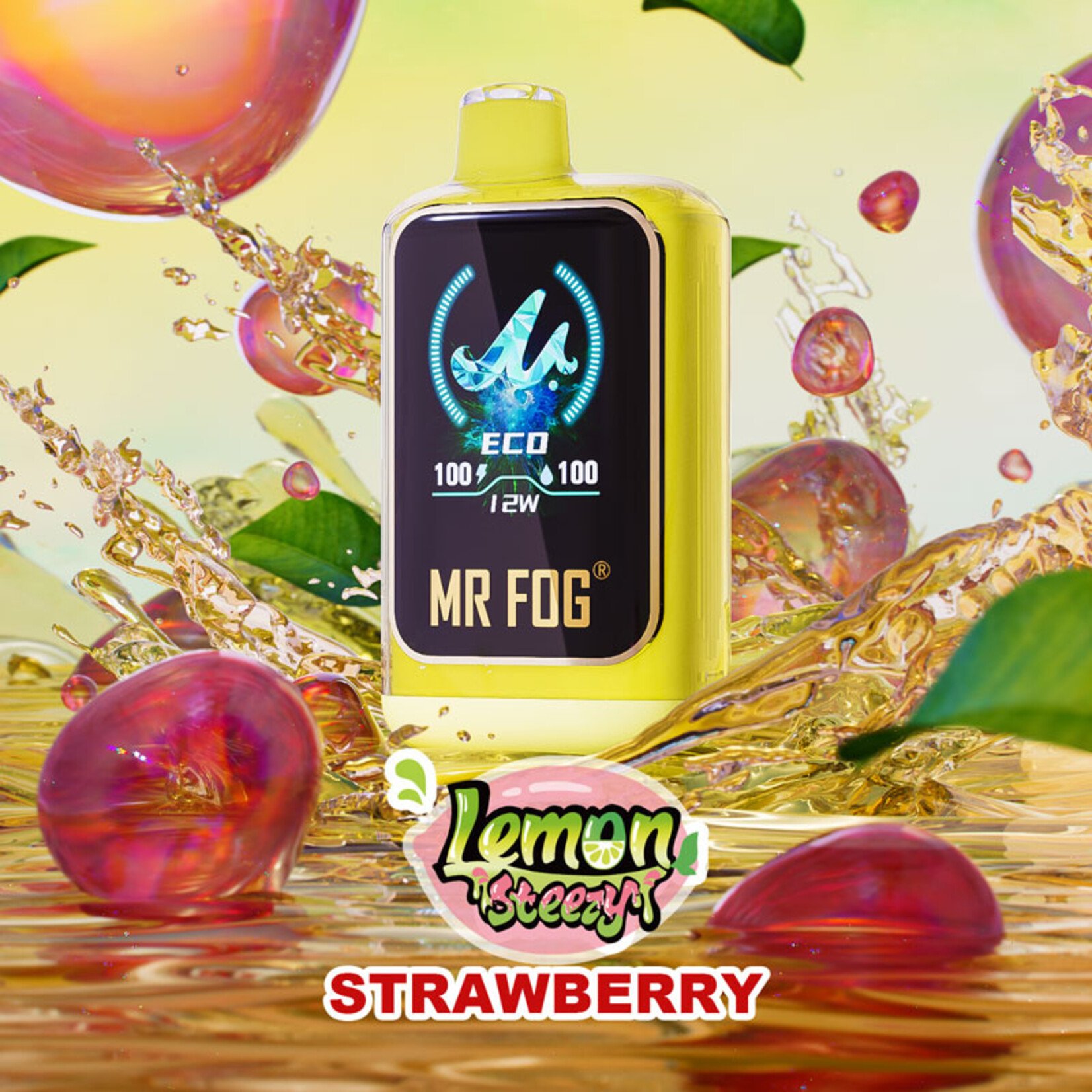 MR FOG NVLS02 - MR FOG NOVA Lemon Steezy Strawberry