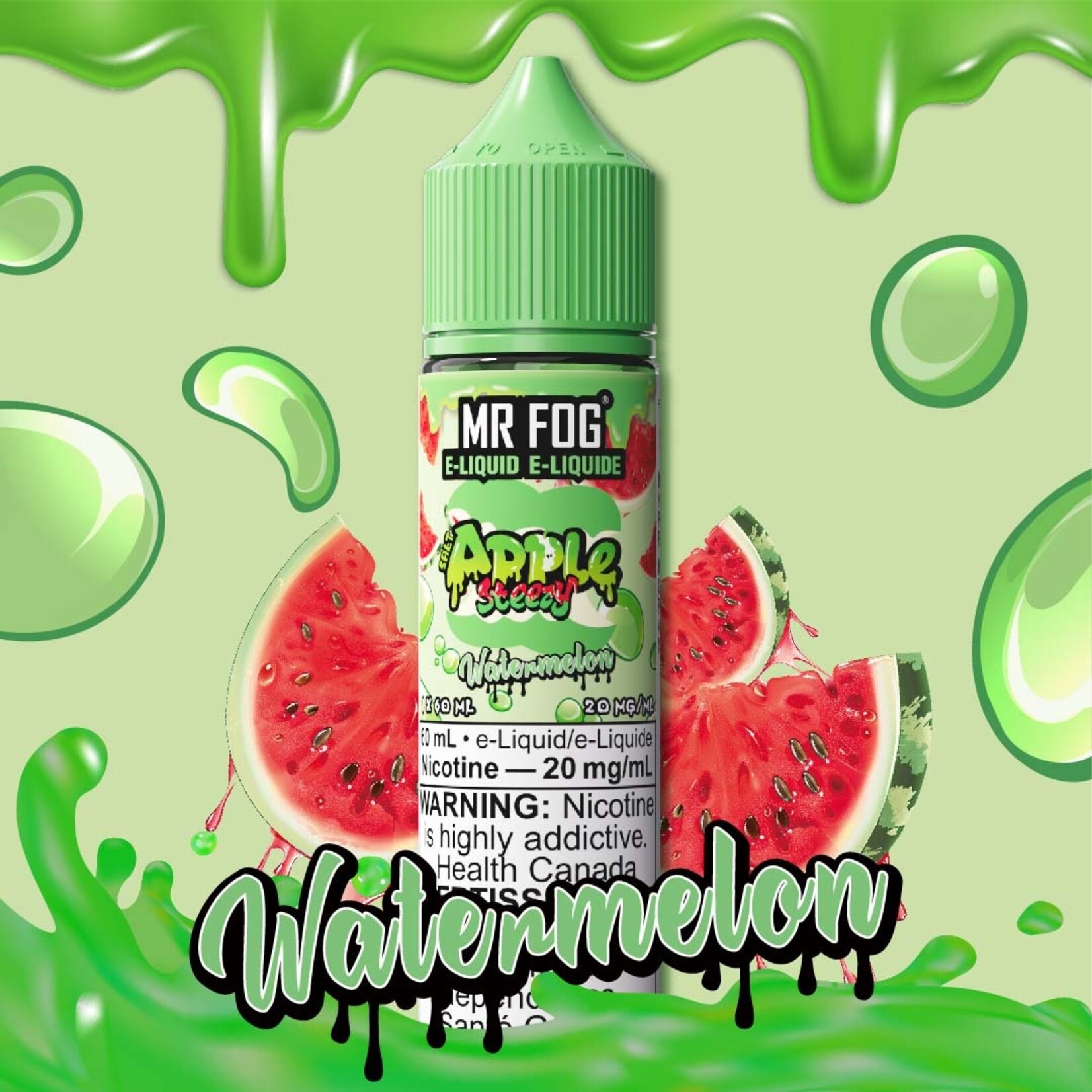 MR FOG MFEAS01 - MR FOG Apple Steezy E-Liquid Watermelon 60ML Salt