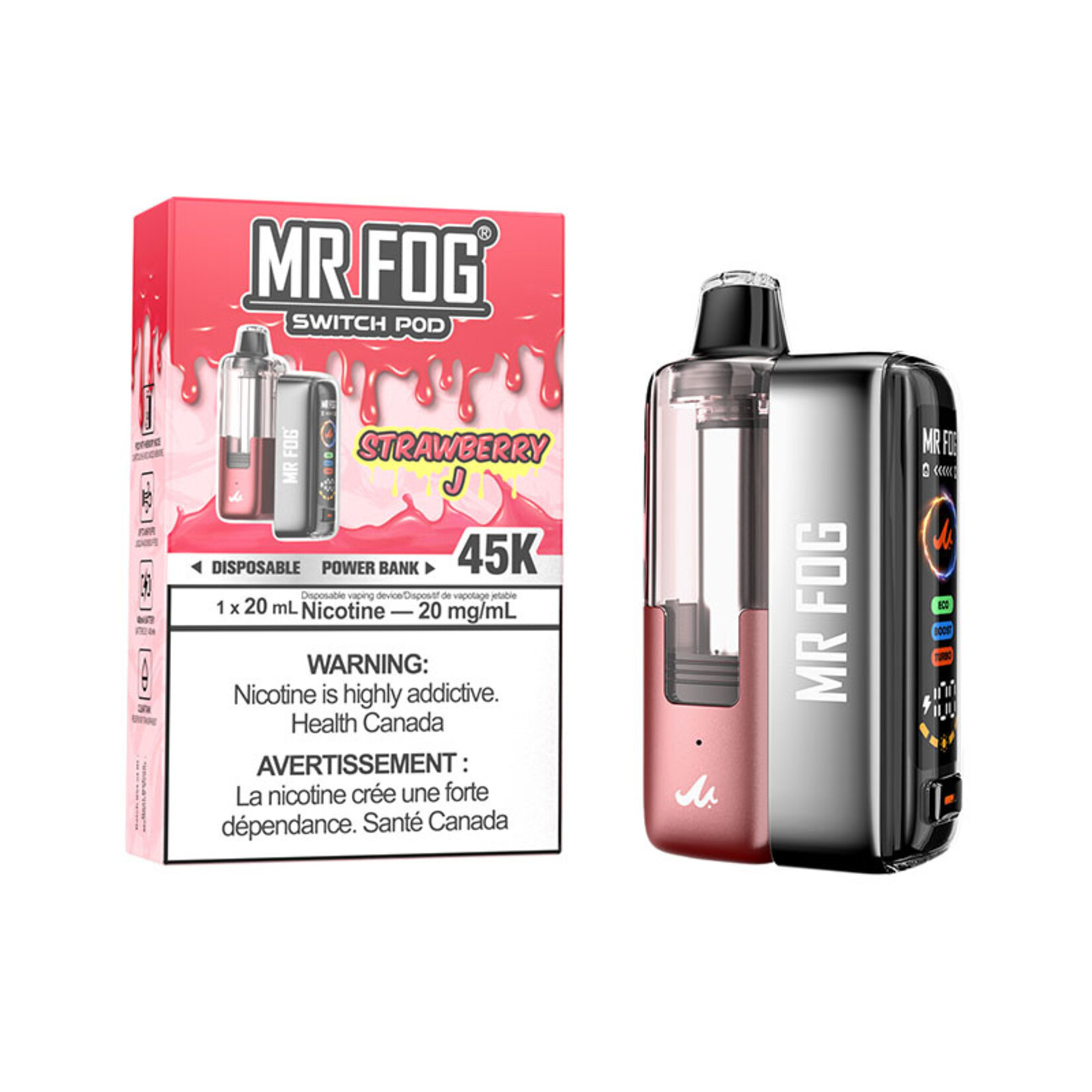 MR FOG SWPK11 - MR FOG SWITCH POD KIT Strawberry J(5pcs/pack)