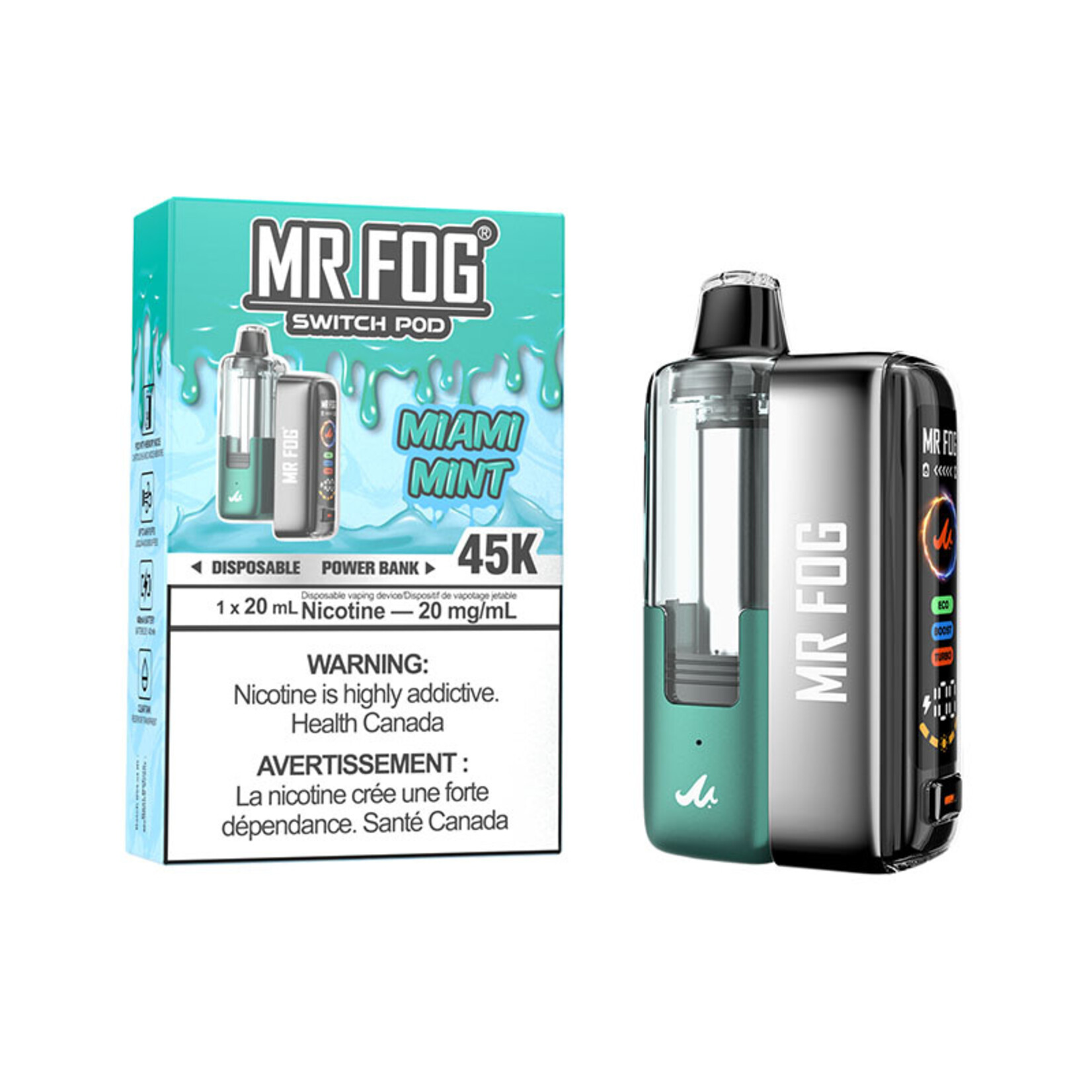 MR FOG SWPK13 - MR FOG SWITCH POD KIT Miami Mint(5pcs/pack)