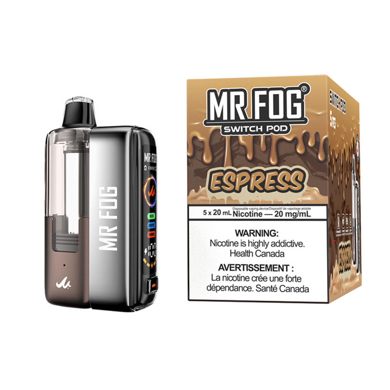 MR FOG SWPK16 - MR FOG SWITCH POD KIT Espress(5pcs/pack)