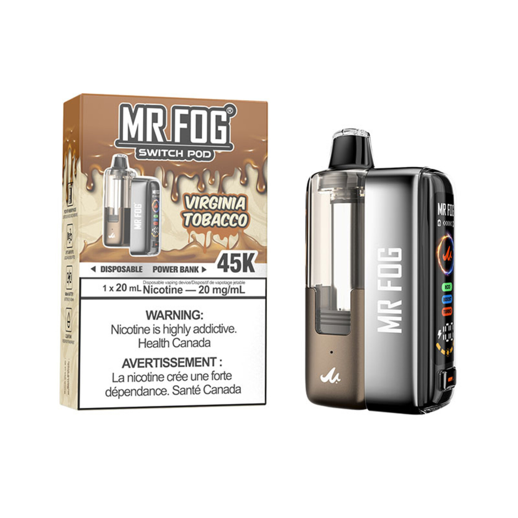MR FOG SWPK17 - MR FOG SWITCH POD KIT Virginia Tobacco(5pcs/pack)