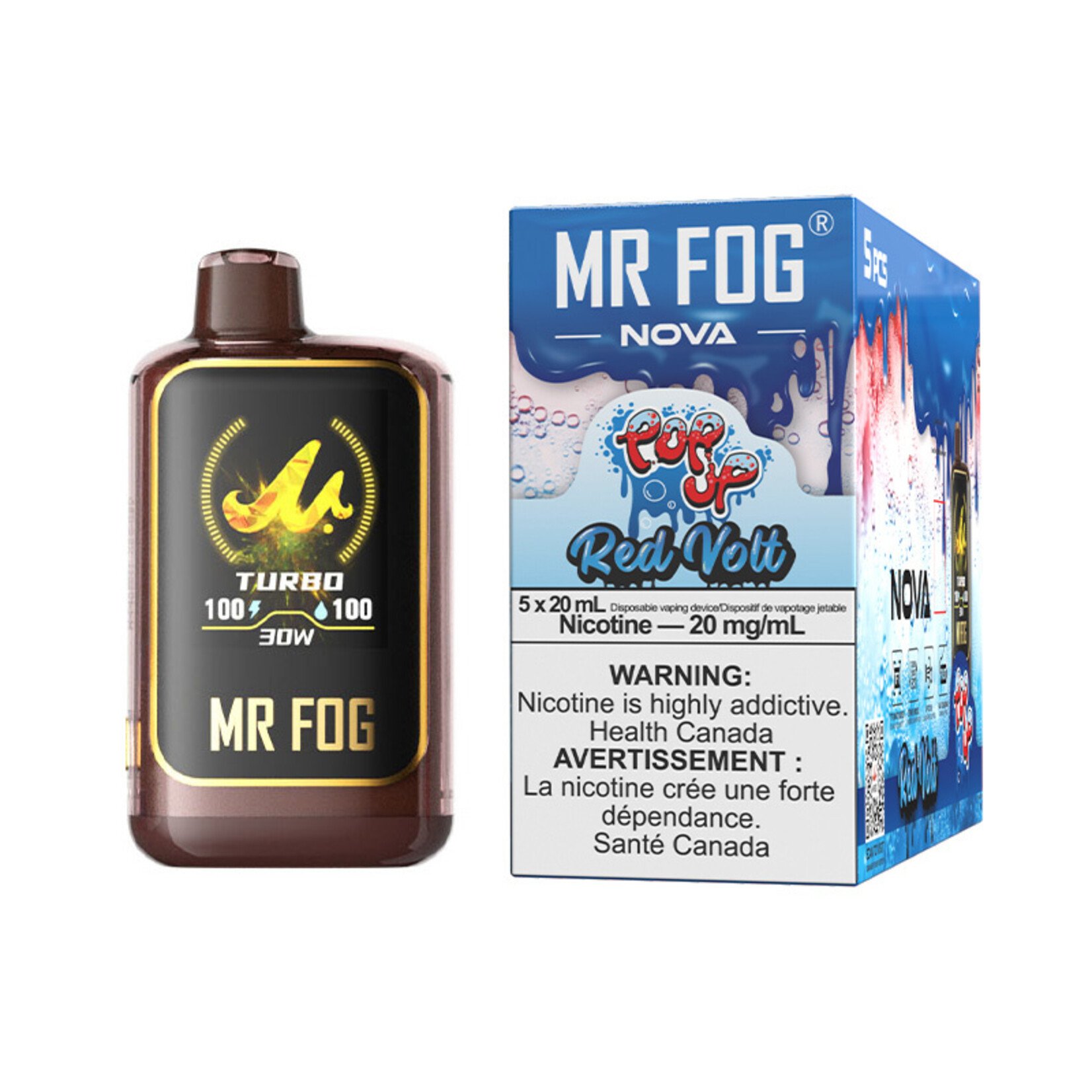 MR FOG NVPU04 - MR FOG NOVA Popup Red Volt