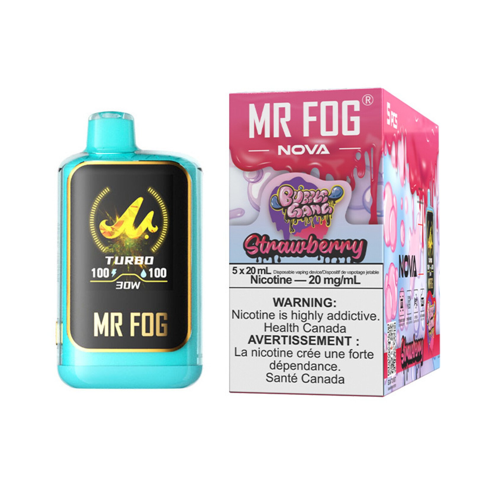 MR FOG NVBG01 - MR FOG NOVA Bubble Gang Strawberry