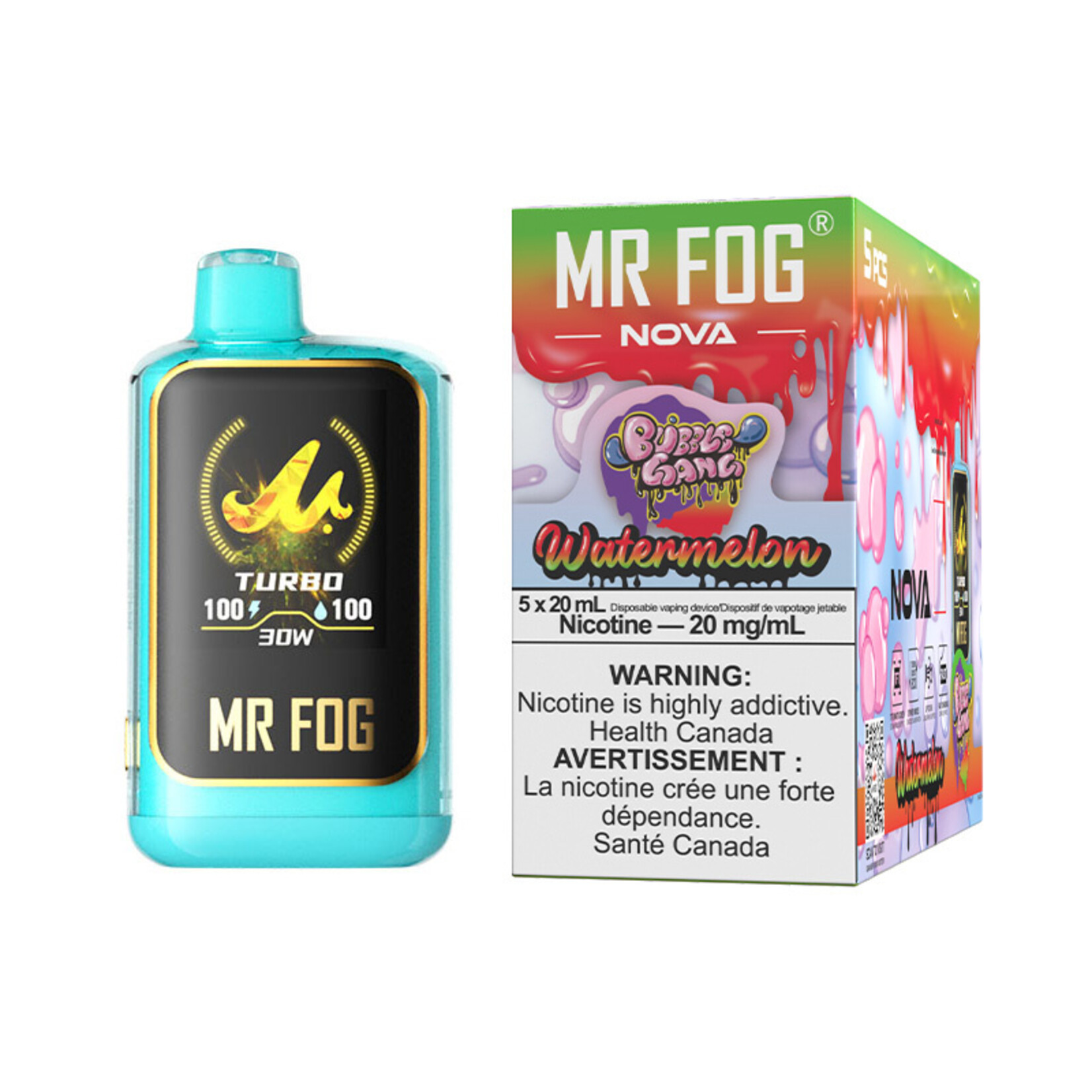 MR FOG NVBG02 - MR FOG NOVA Bubble Gang Watermelon