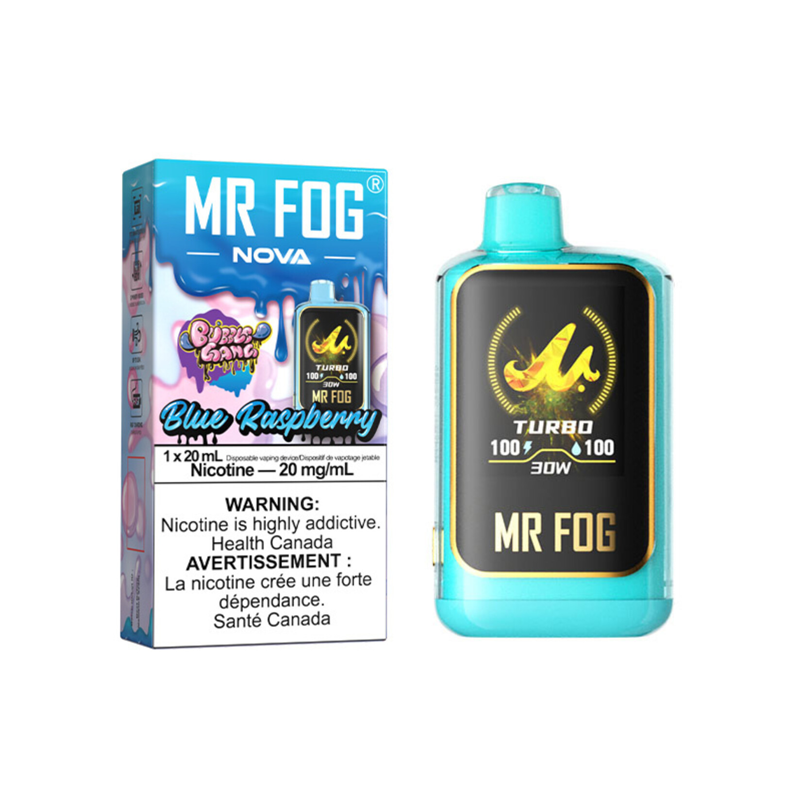 MR FOG NVBG03 - MR FOG NOVA Bubble Gang Blue Raspberry