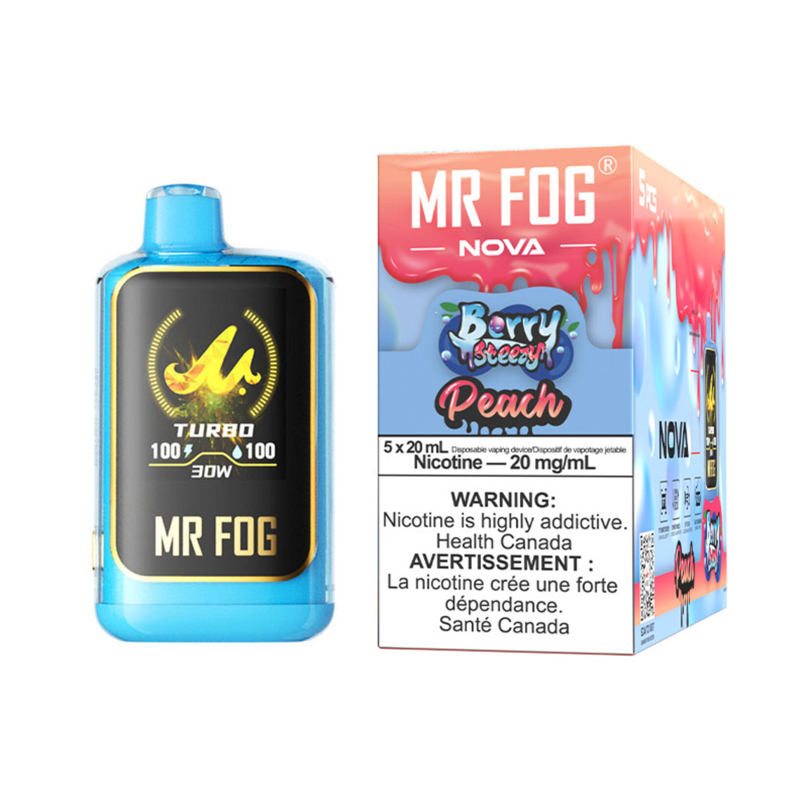 MR FOG NVBS01 - MR FOG NOVA Berry Steezy Peach