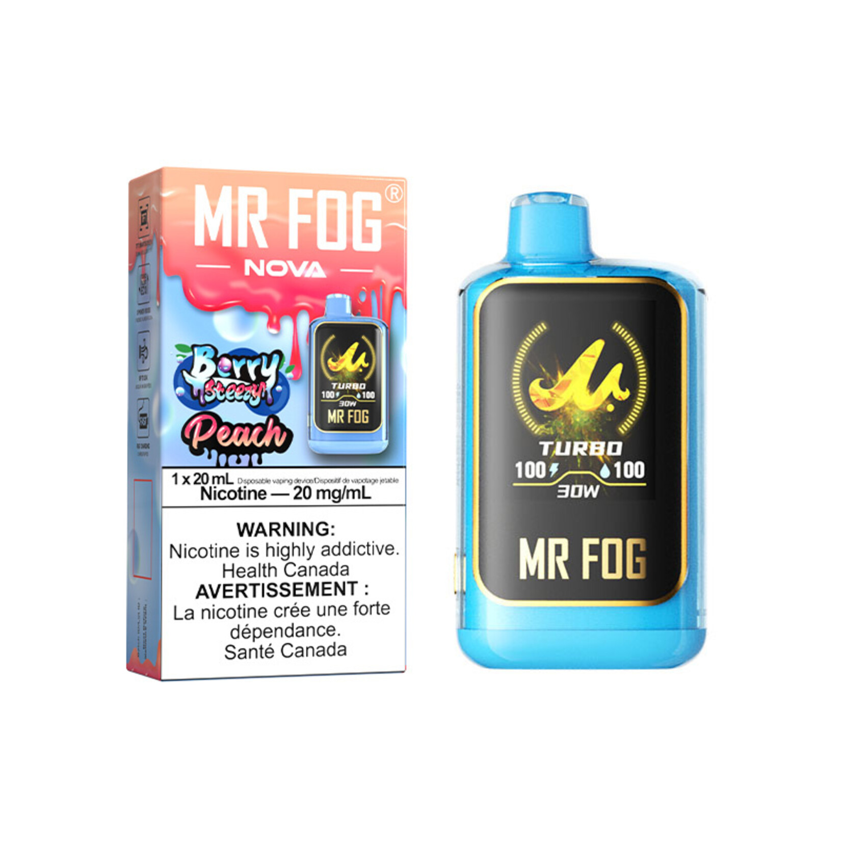 MR FOG NVBS01 - MR FOG NOVA Berry Steezy Peach