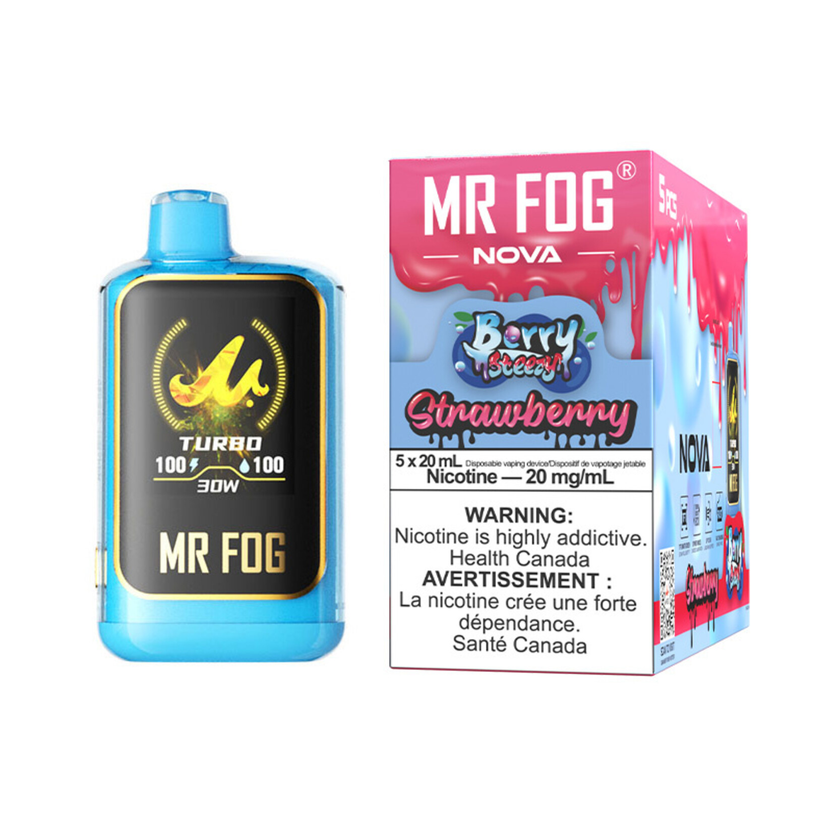 MR FOG NVBS02 - MR FOG NOVA Berry Steezy Strawberry