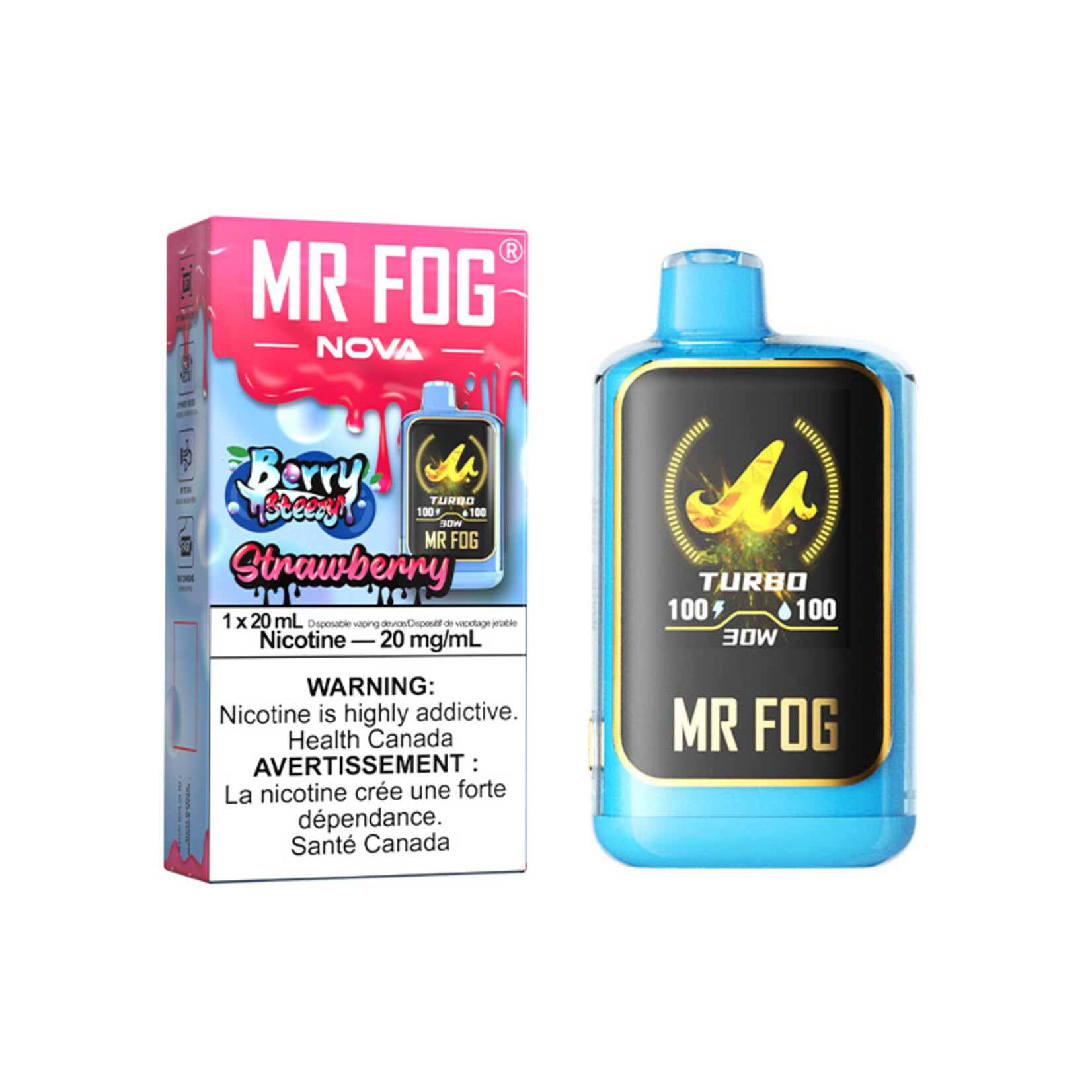 MR FOG NVBS02 - MR FOG NOVA Berry Steezy Strawberry