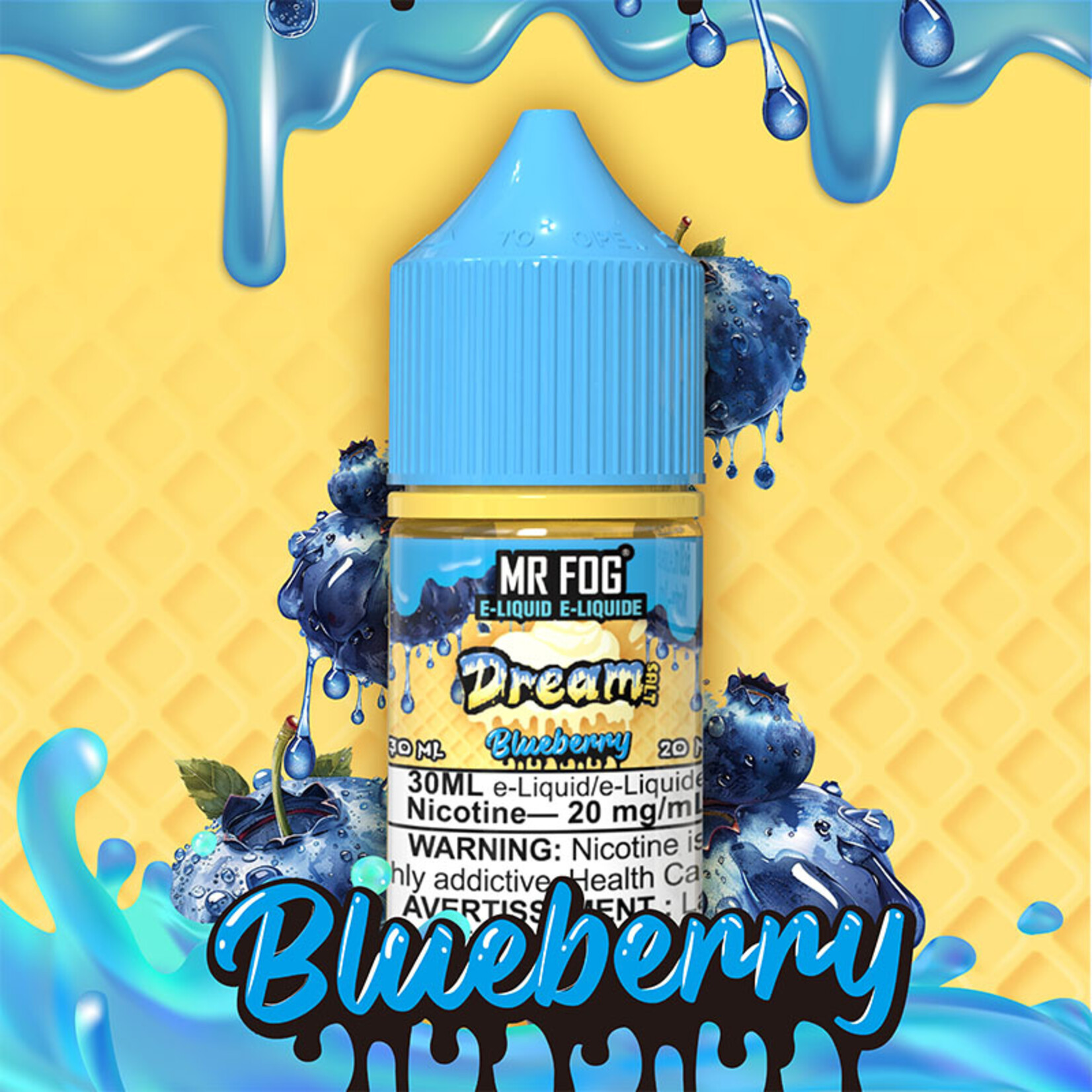 MR FOG MFEDR03 - MR FOG Dream E-liquid Blueberry 30ML Salt
