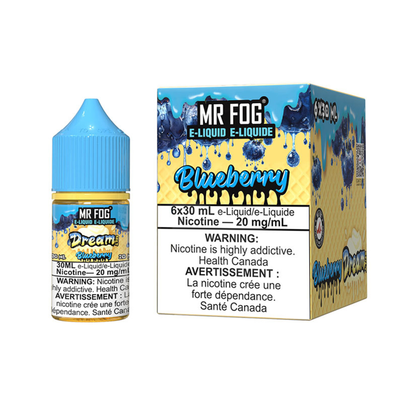 MR FOG MFEDR03 - MR FOG Dream E-liquid Blueberry 30ML Salt