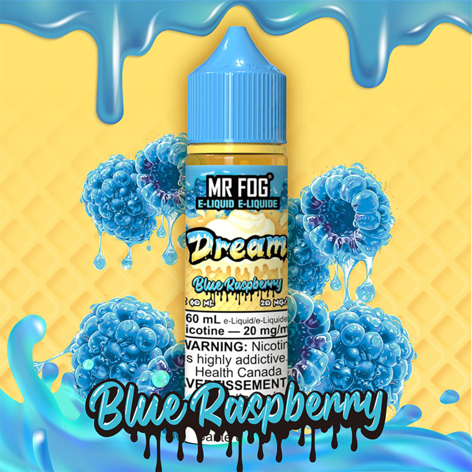 MR FOG MFEDR01 - MR FOG Dream E-liquid Blue Raspberry 60ML Salt
