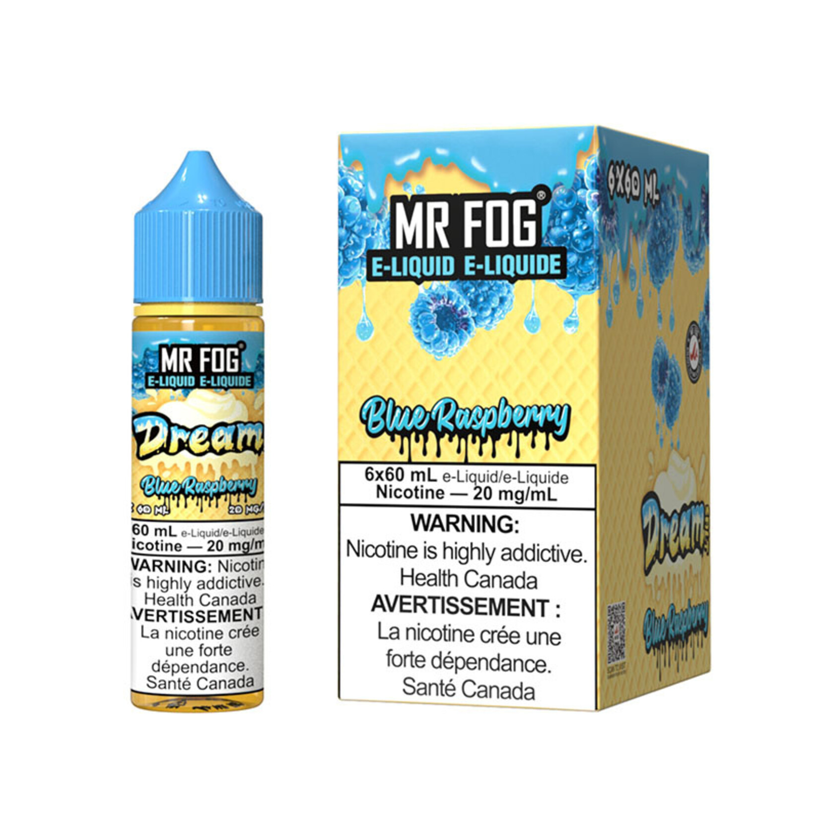 MR FOG MFEDR01 - MR FOG Dream E-liquid Blue Raspberry 60ML Salt
