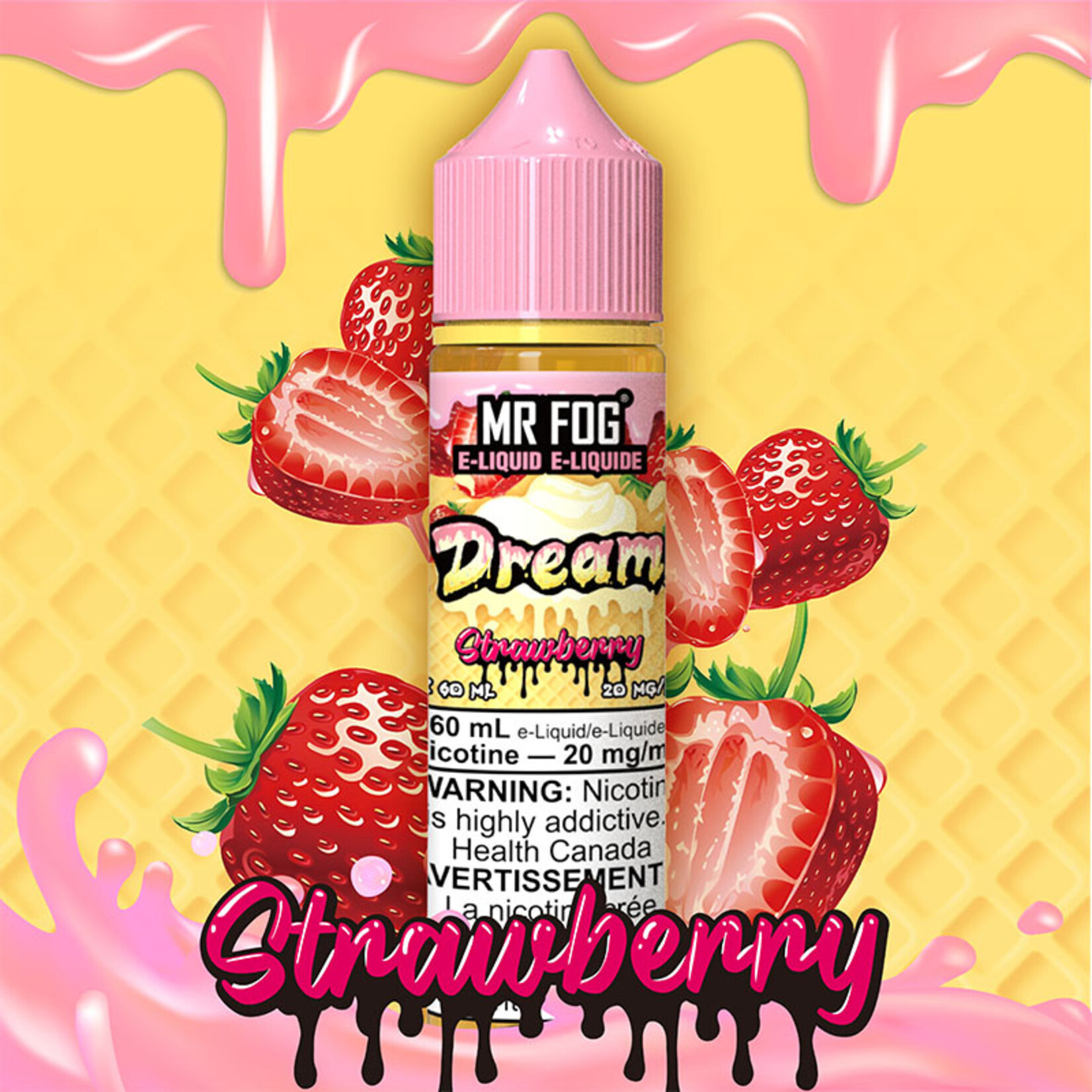 MR FOG MFEDR02 - MR FOG Dream E-liquid Strawberry 60ML Salt