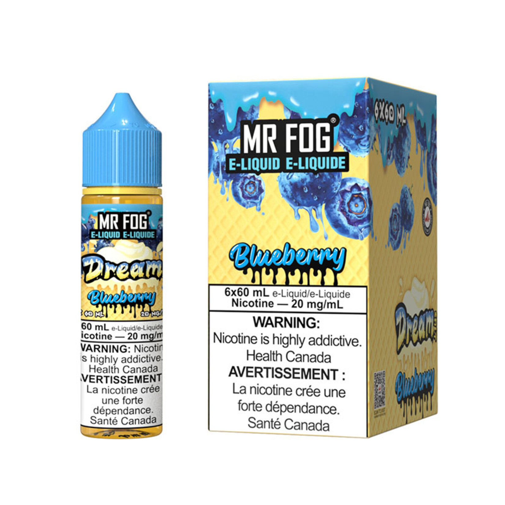 MR FOG MFEDR03 - MR FOG Dream E-liquid Blueberry 60ML Salt