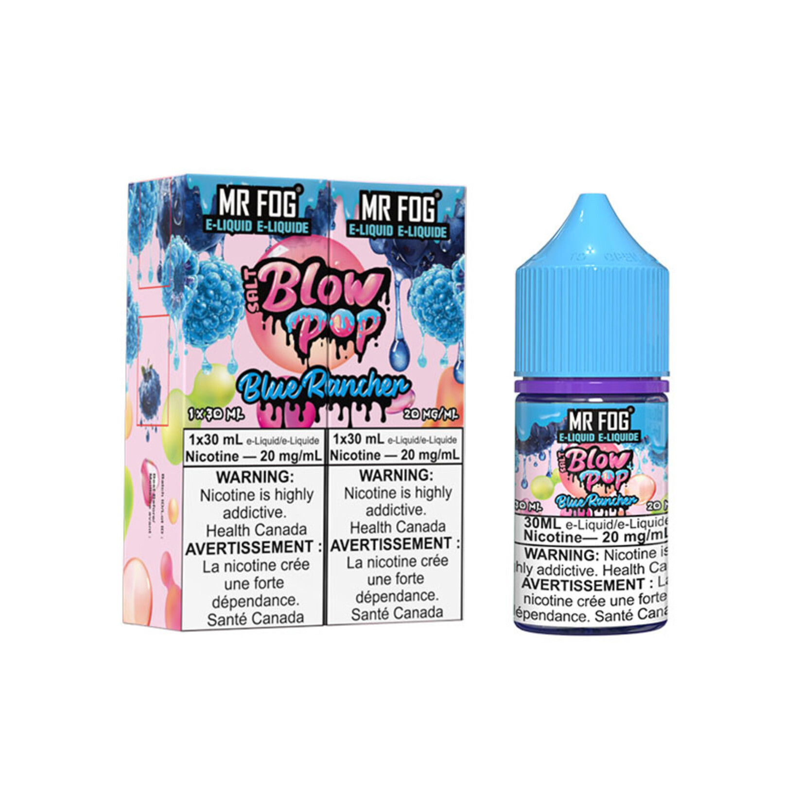 MR FOG MFEBP01 - MR FOG Blow Pop E-liquid Blue Rancher 30ML Salt