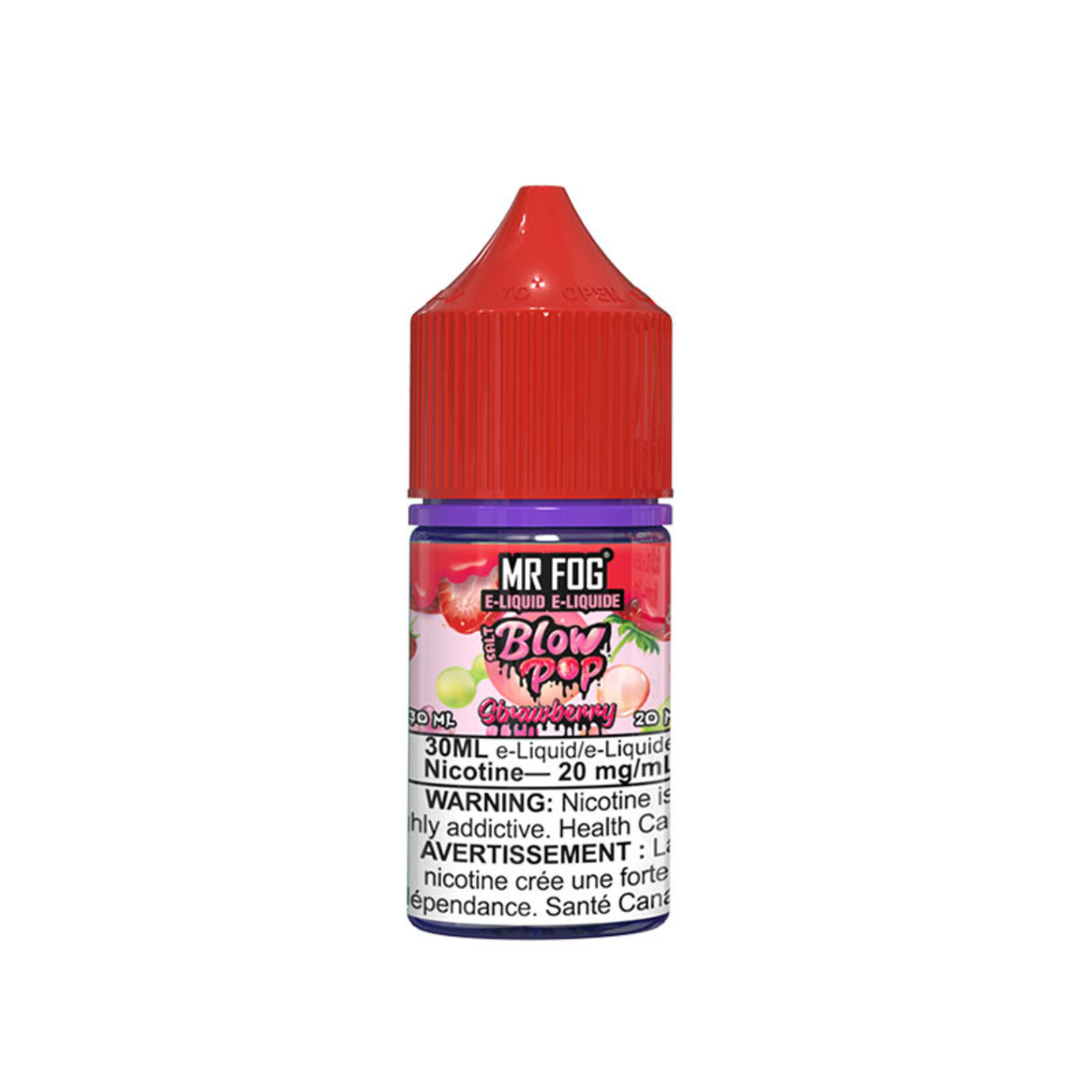 MR FOG MFEBP02 - MR FOG Blow Pop E-liquid Strawberry 30ML Salt