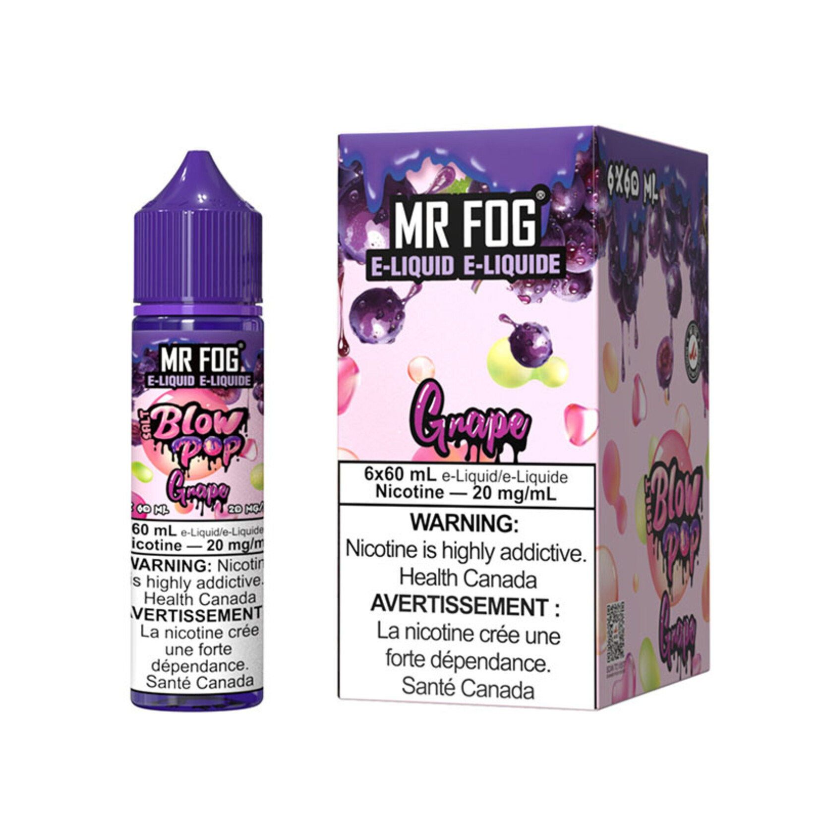 MR FOG MFEBP03 - MR FOG Blow Pop E-liquid Grape 60ML Salt