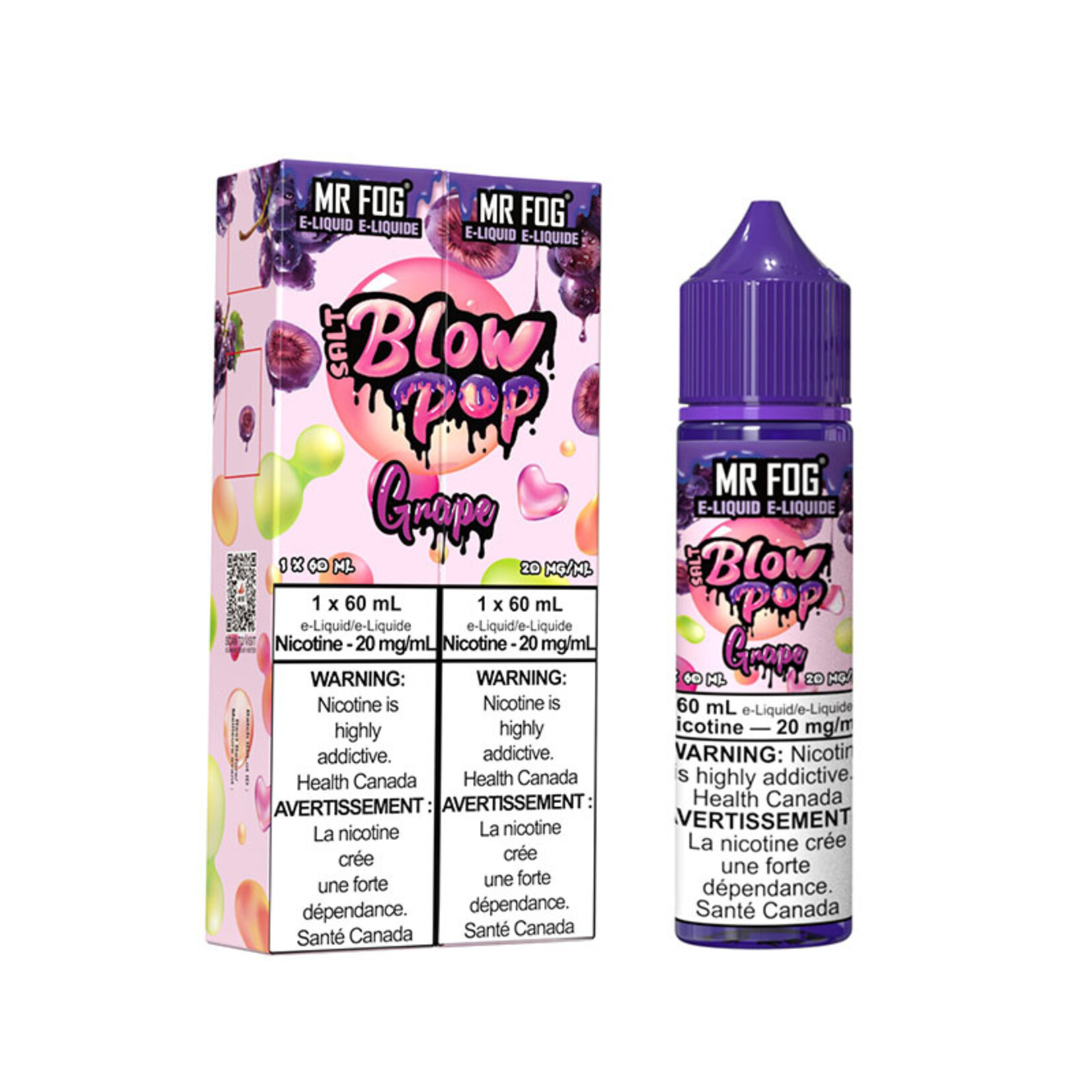 MR FOG MFEBP03 - MR FOG Blow Pop E-liquid Grape 60ML Salt