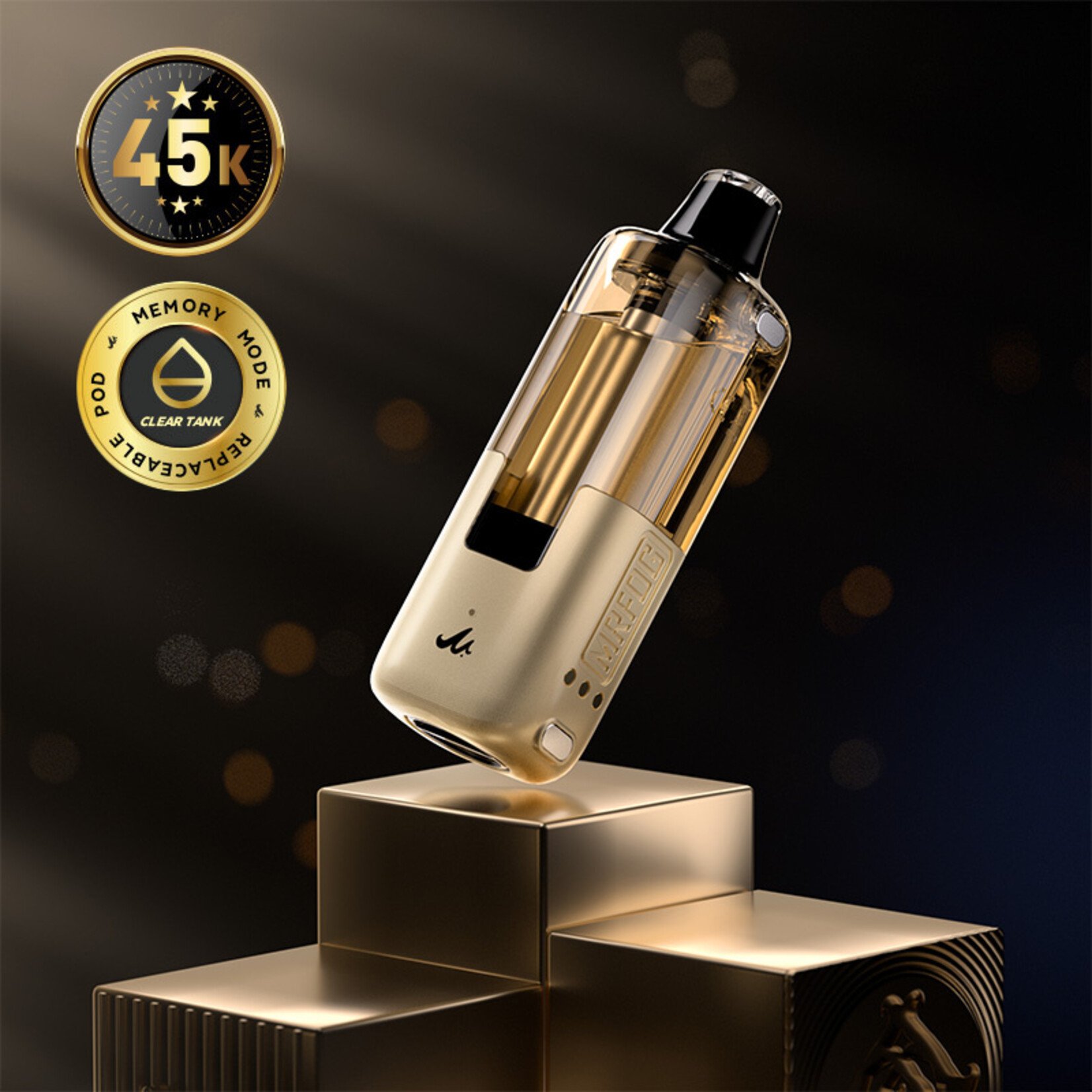 MR FOG SWPD19 - MR FOG SWITCH POD PODS Gold Edition(5pcs/pack)
