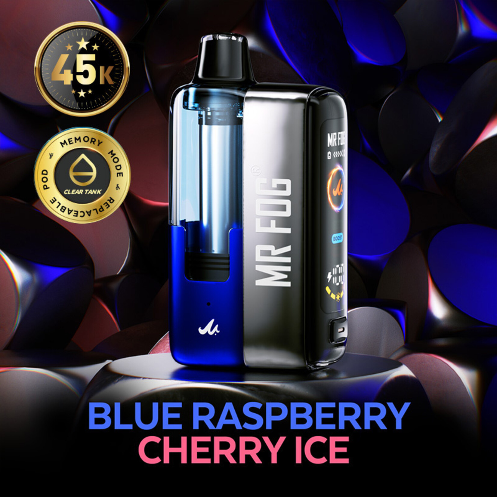 MR FOG SWPK01 - MR FOG SWITCH POD KIT Blue Raspberry Cherry Ice(5pcs/pack)