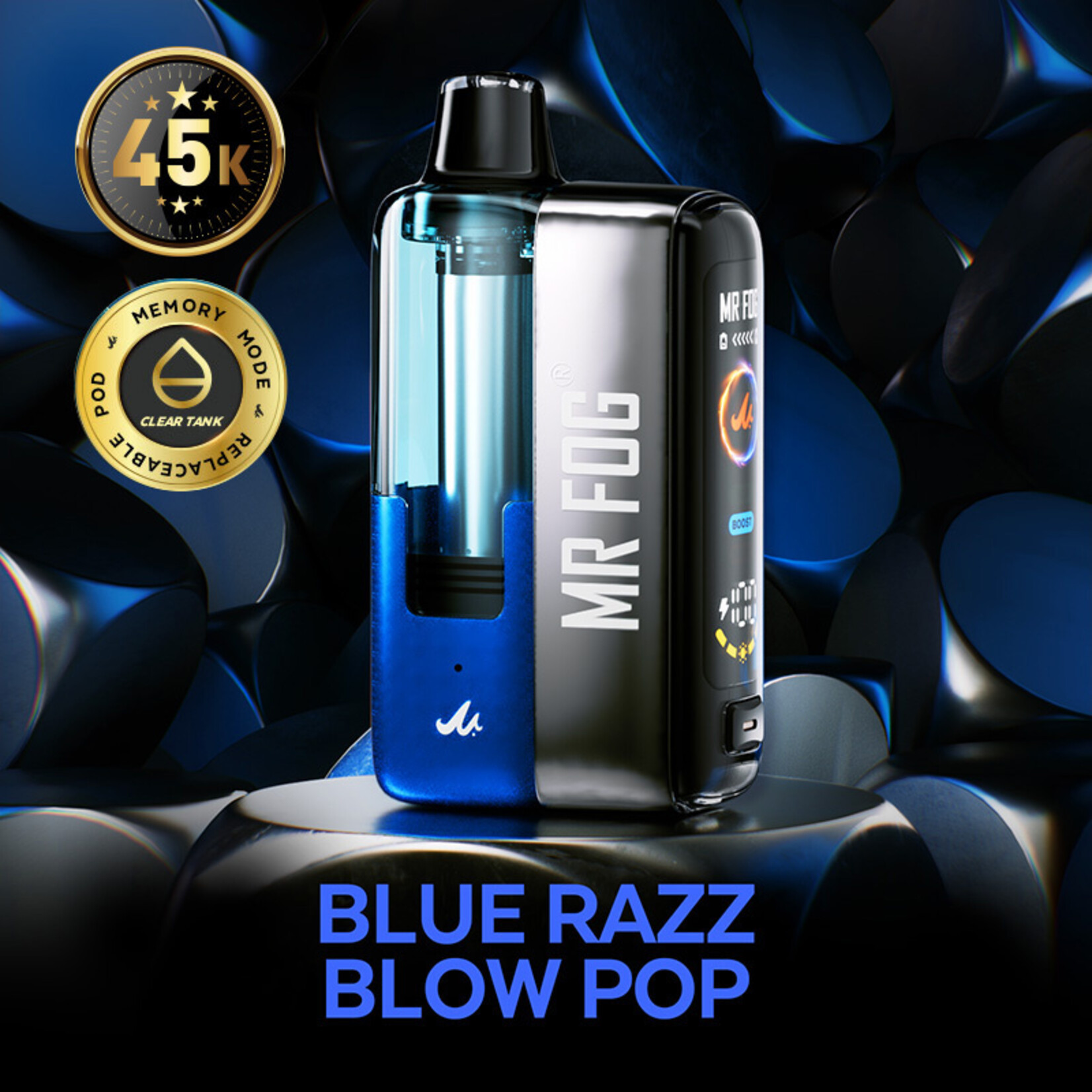 MR FOG SWPK04 - MR FOG SWITCH POD KIT Blue Razz Blow Pop(5pcs/pack)