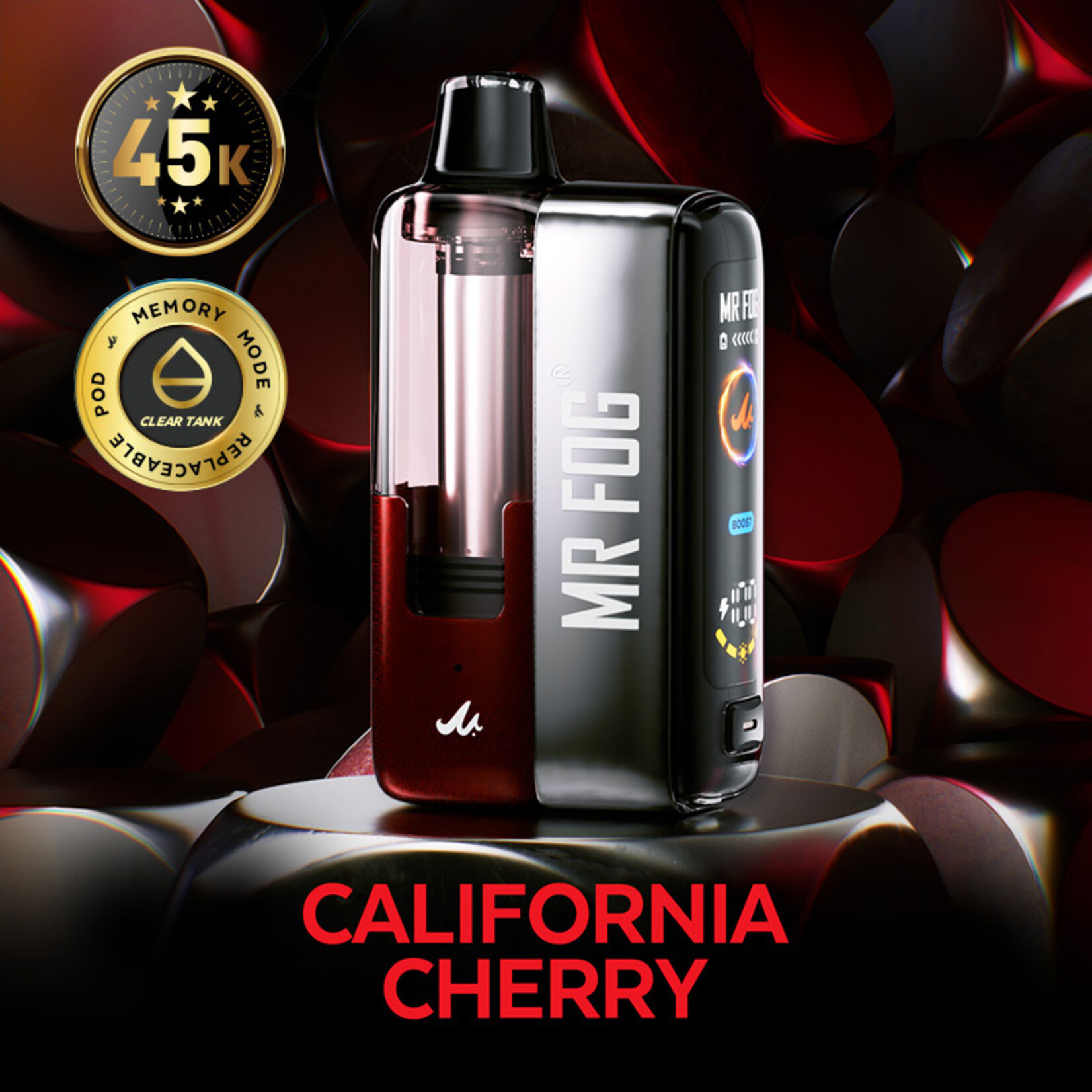 MR FOG SWPK06 - MR FOG SWITCH POD KIT California Cherry(5pcs/pack)