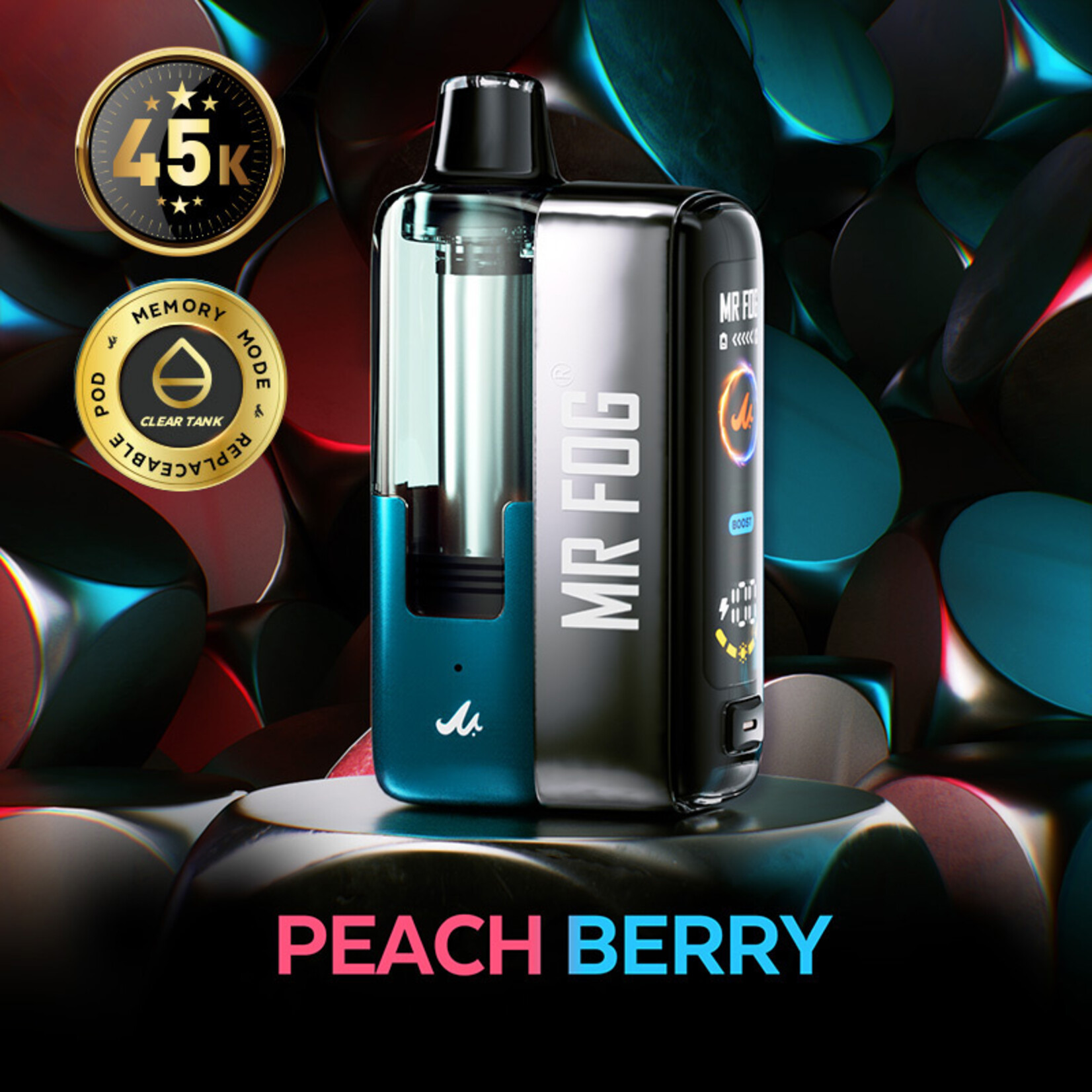 MR FOG SWPK07 - MR FOG SWITCH POD KIT Peach Berry(5pcs/pack)