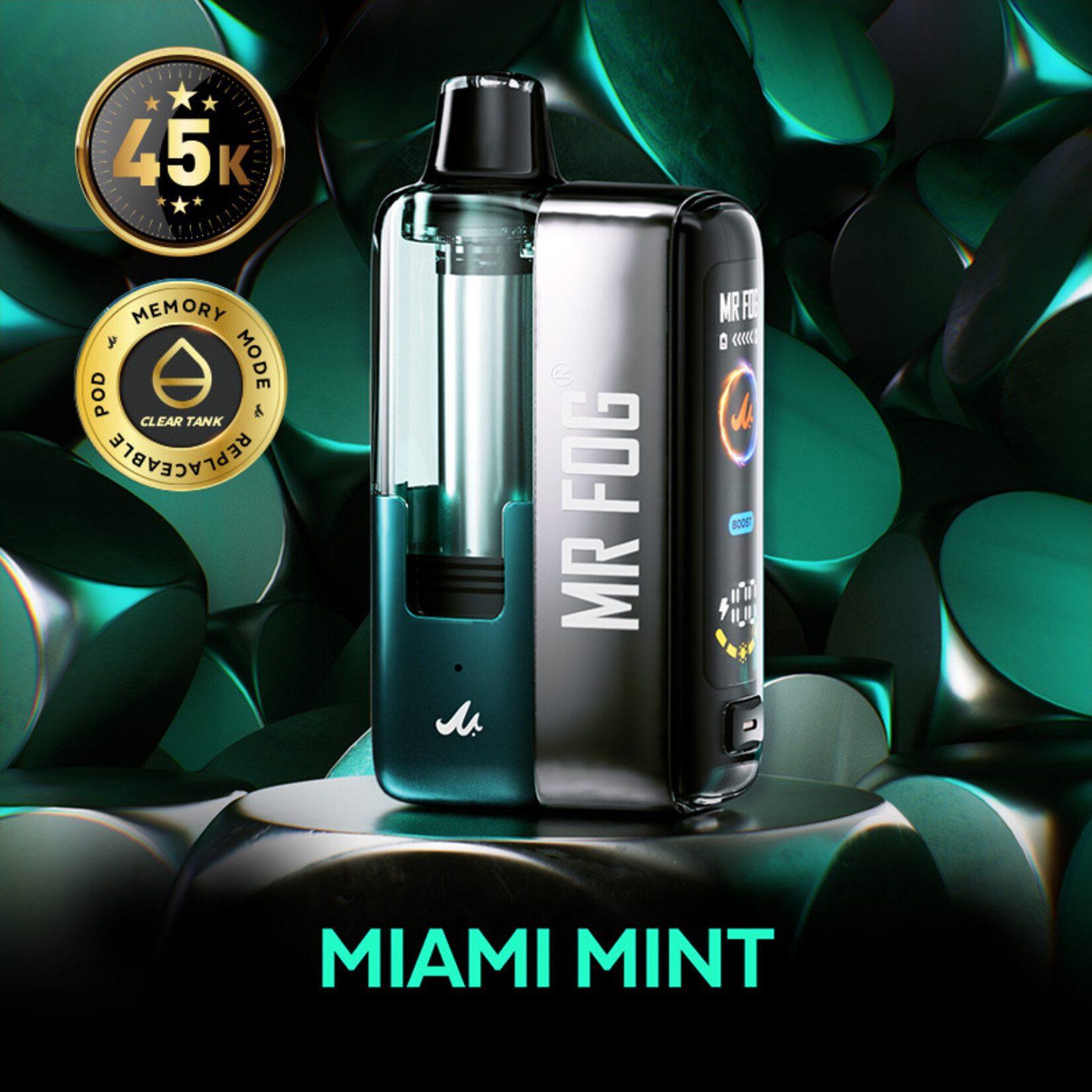 MR FOG SWPK13 - MR FOG SWITCH POD KIT Miami Mint(5pcs/pack)