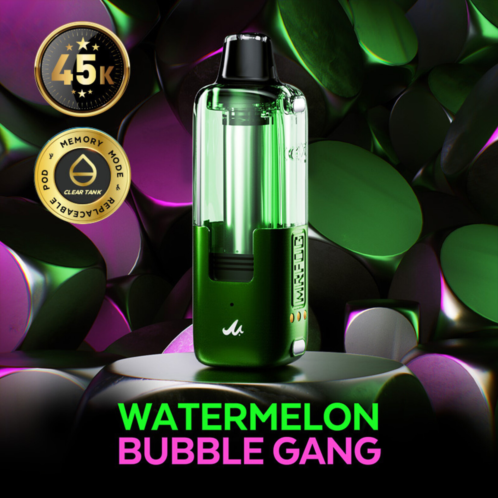 MR FOG SWPD02 - MR FOG SWITCH POD PODS Watermelon Bubble Gang(5pcs/pack)