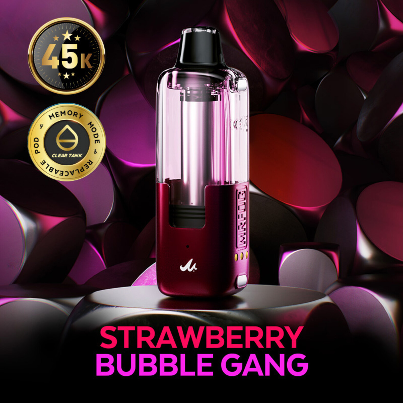 MR FOG SWPD03 - MR FOG SWITCH POD PODS Strawberry Bubble Gang(5pcs/pack)