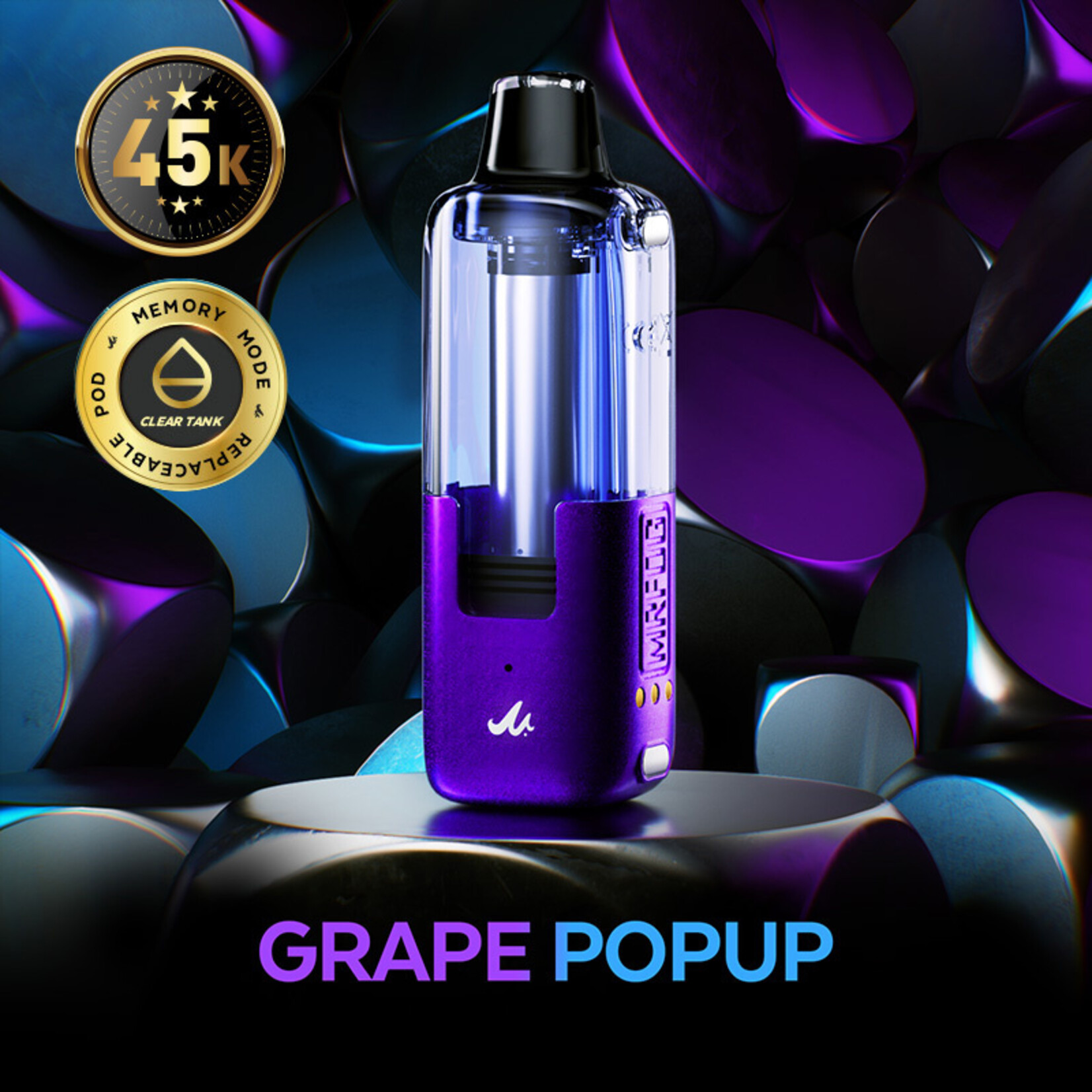 MR FOG SWPD05 - MR FOG SWITCH POD PODS Grape Popup(5pcs/pack)