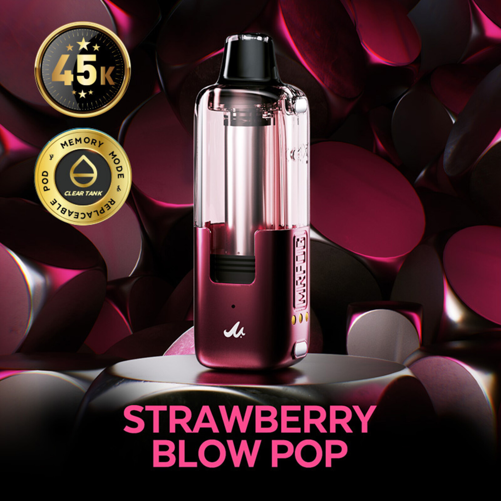 MR FOG SWPD10 - MR FOG SWITCH POD PODS Strawberry Blow Pop(5pcs/pack)