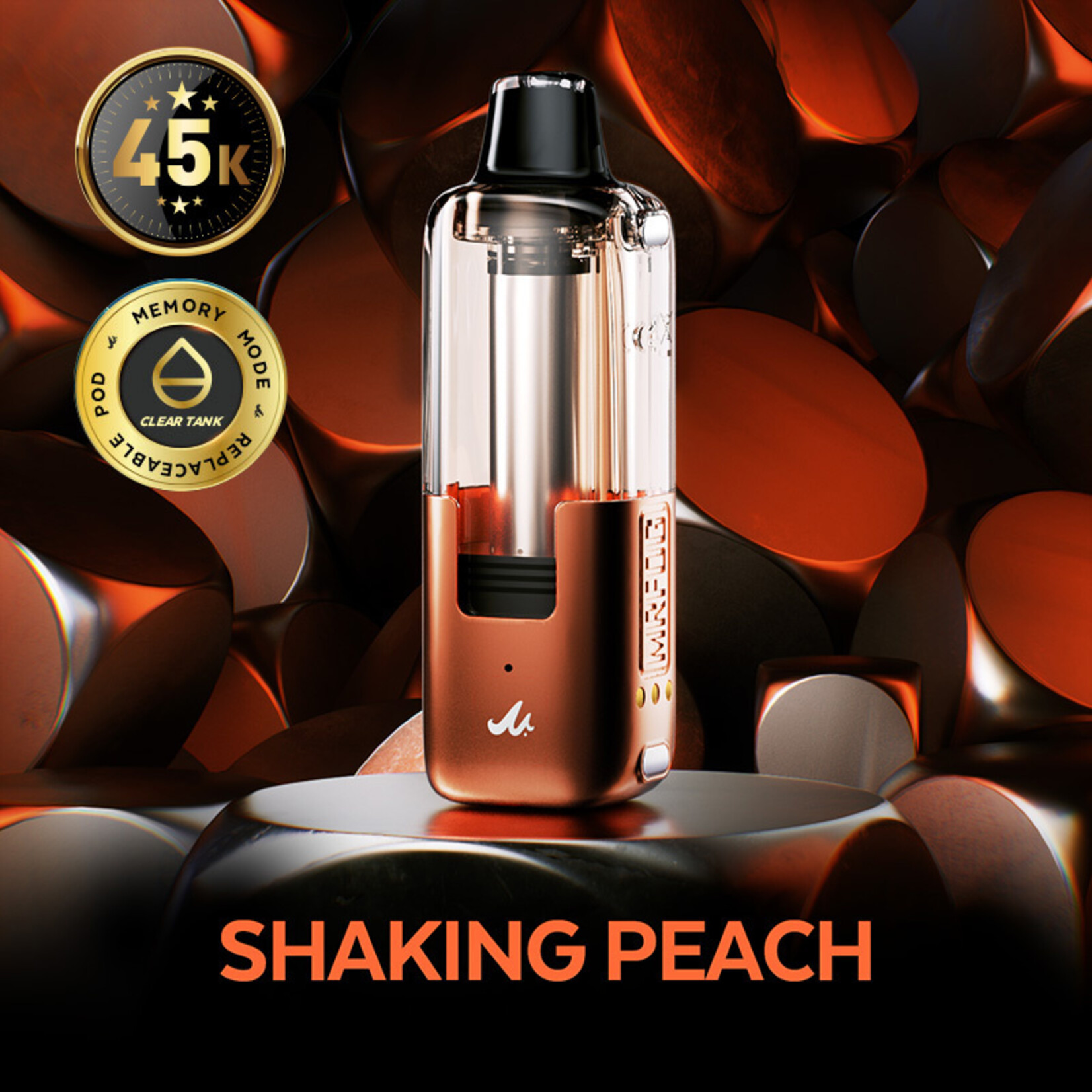 MR FOG SWPD12 - MR FOG SWITCH POD PODS Shaking Peach(5pcs/pack)